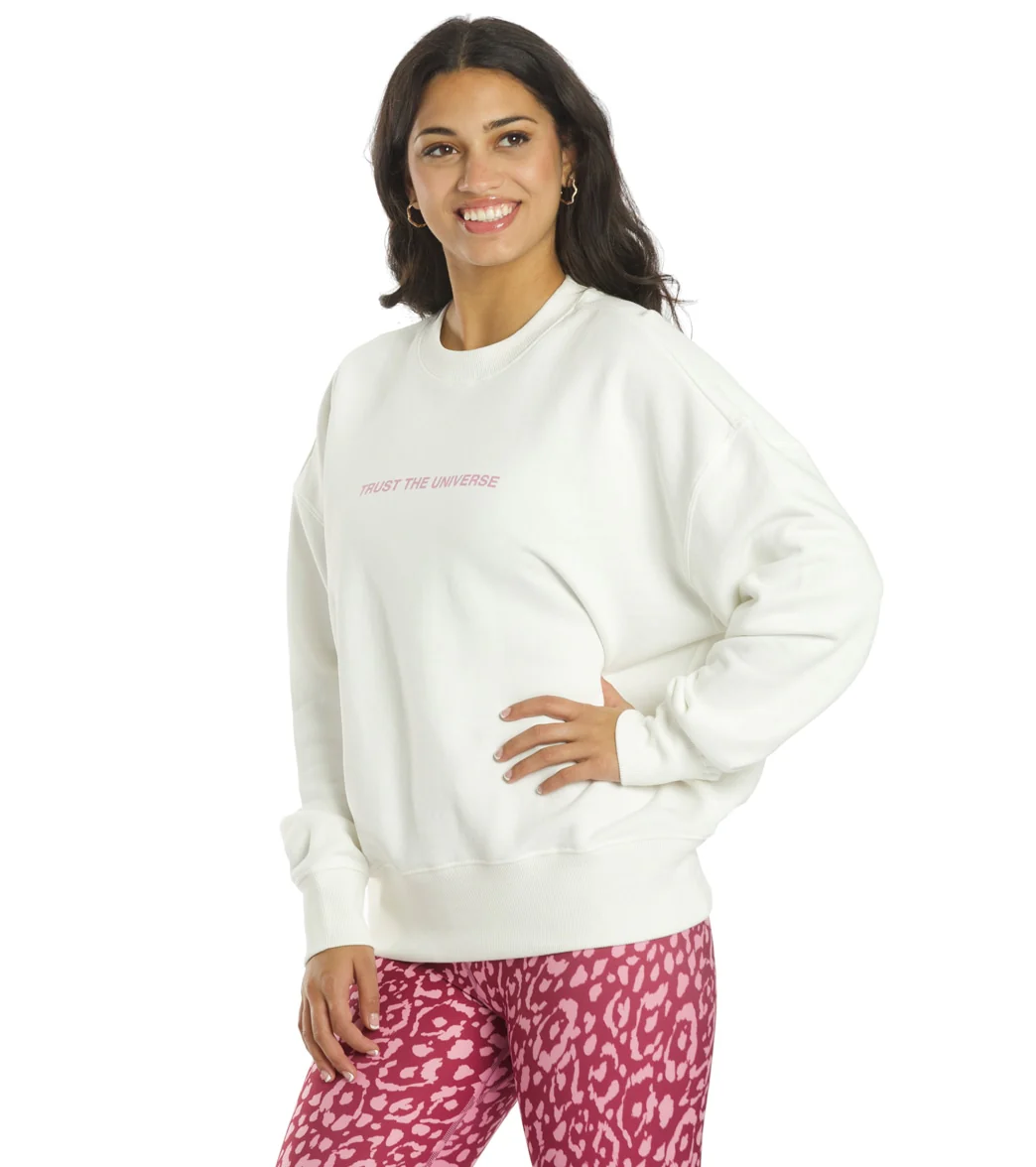 Spiritual Gangster Universe Relaxed Crewneck Pullover