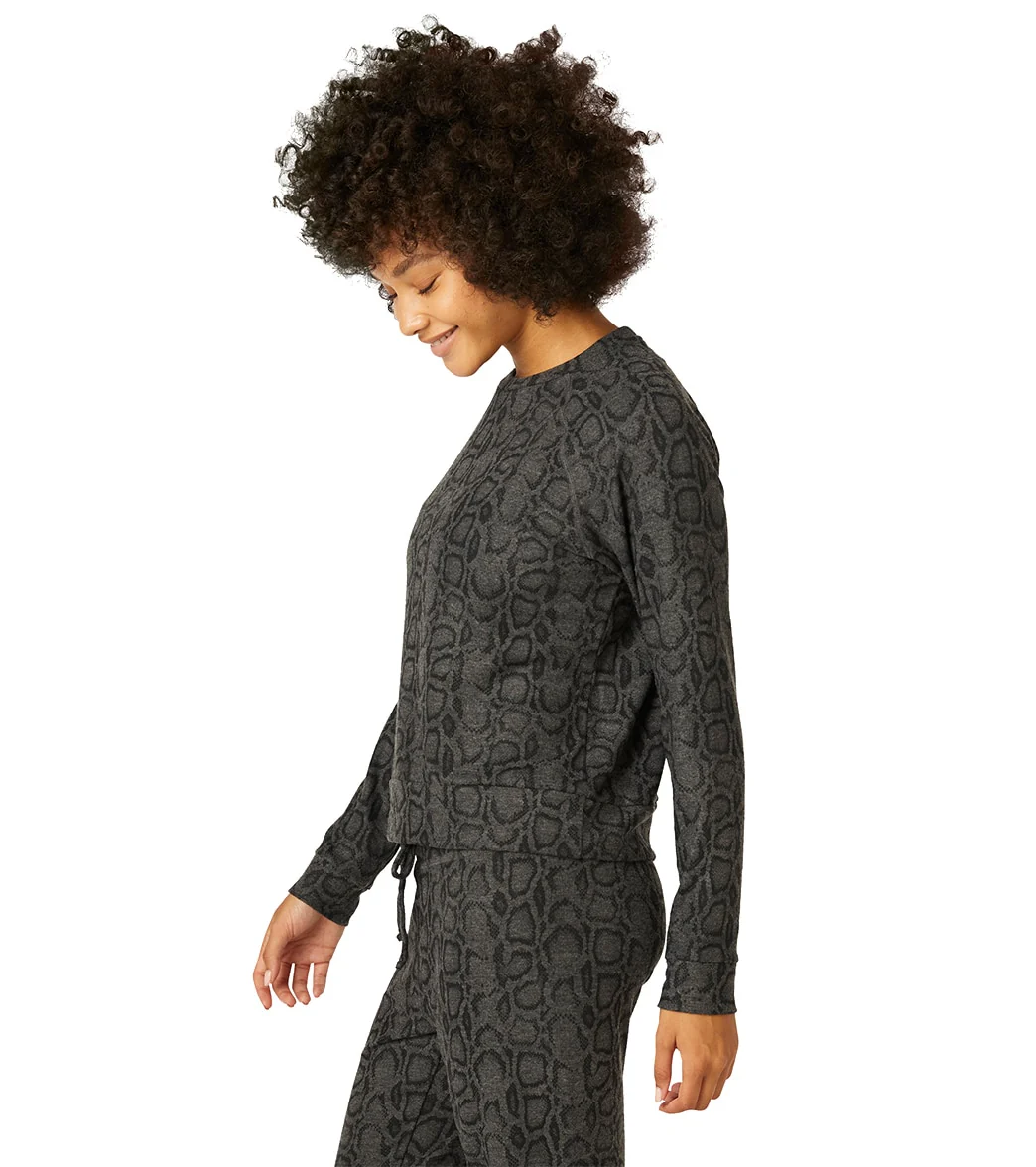 Beyond Yoga Hacci Favorite Raglan Crew Yoga Pullover