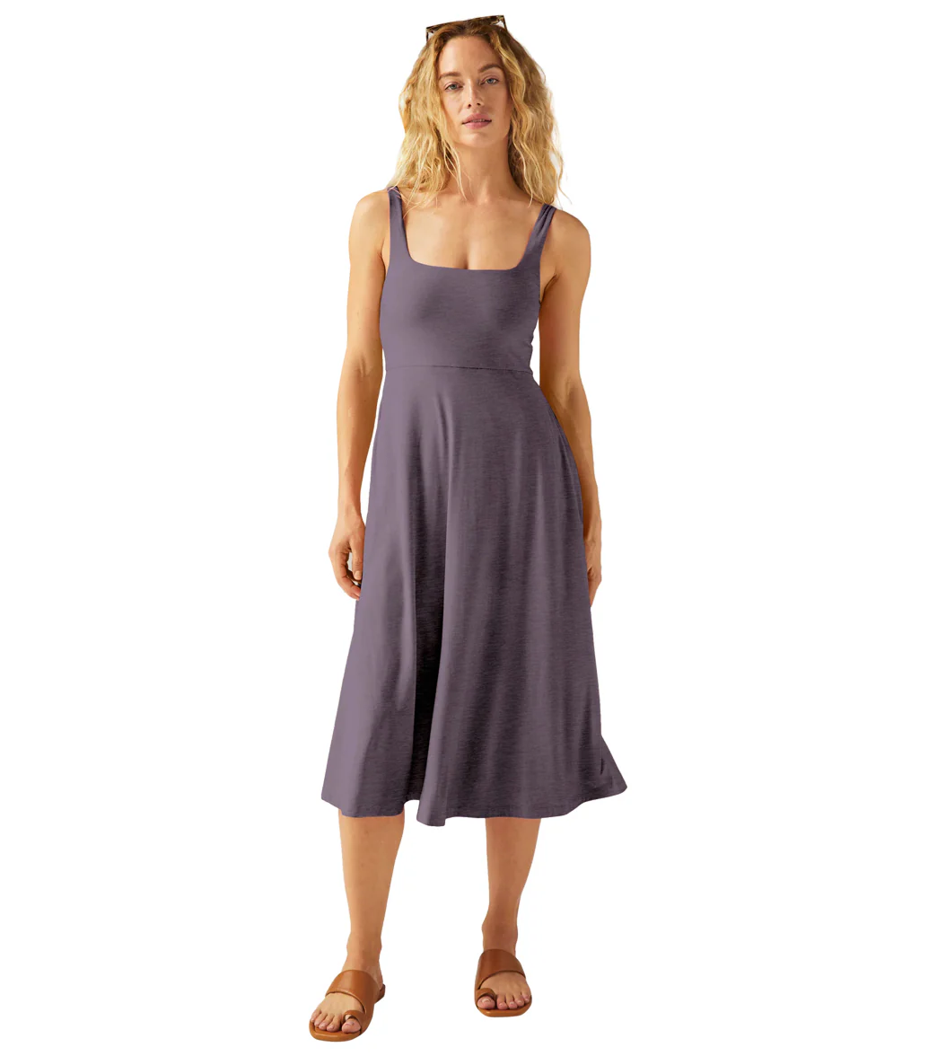 Beyond Yoga Featherweight At The Ready Square Neck Dress