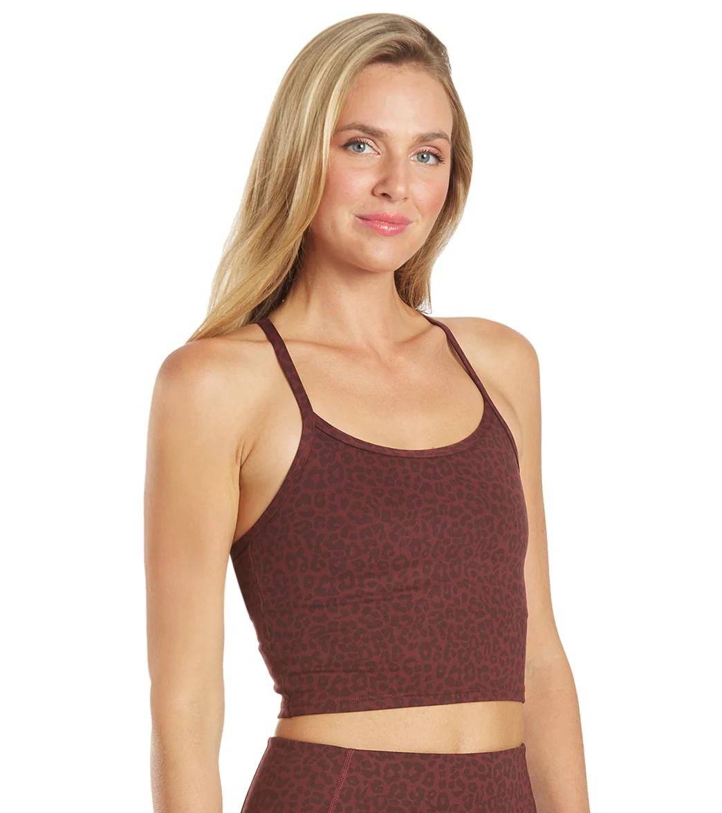 Everyday Yoga Unity Cheetah Crop Tank