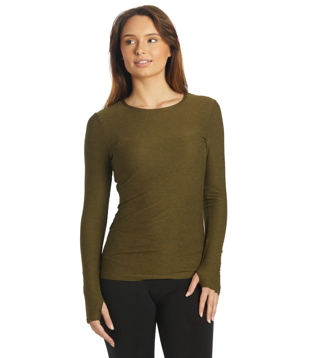 Beyond Yoga Featherweight Spacedye Classic Crew Pullover
