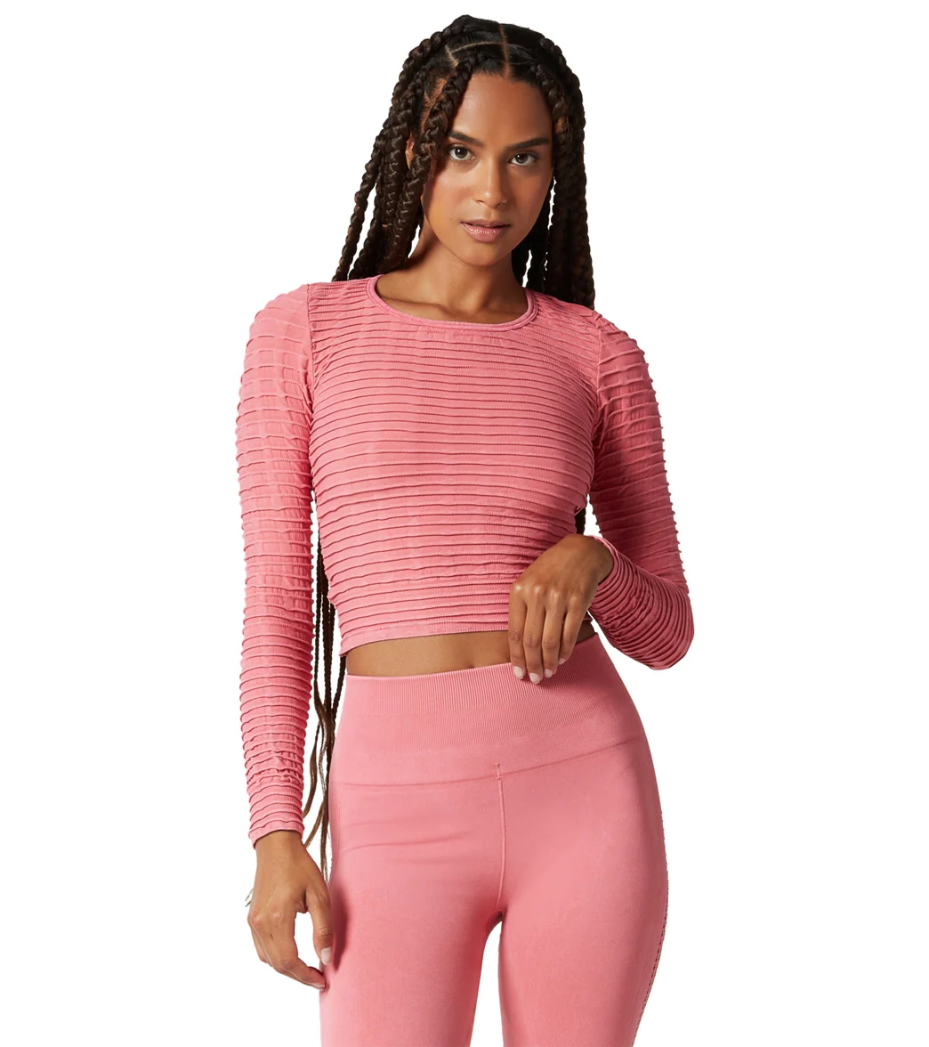 NUX Pucker Up Long Sleeve Mineral Wash