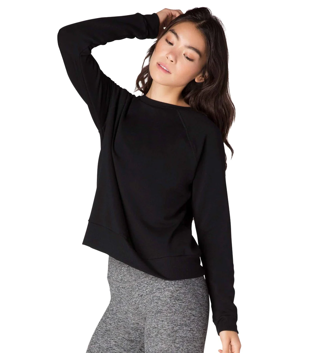 Beyond Yoga Favorite Raglan Crew After Yoga Pullover