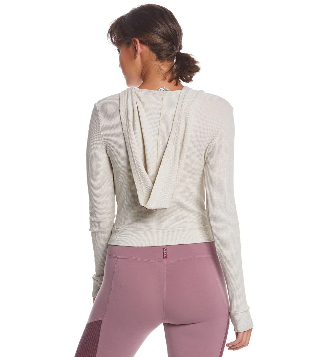 Hard Tail Crop Laced After Yoga Hoodie