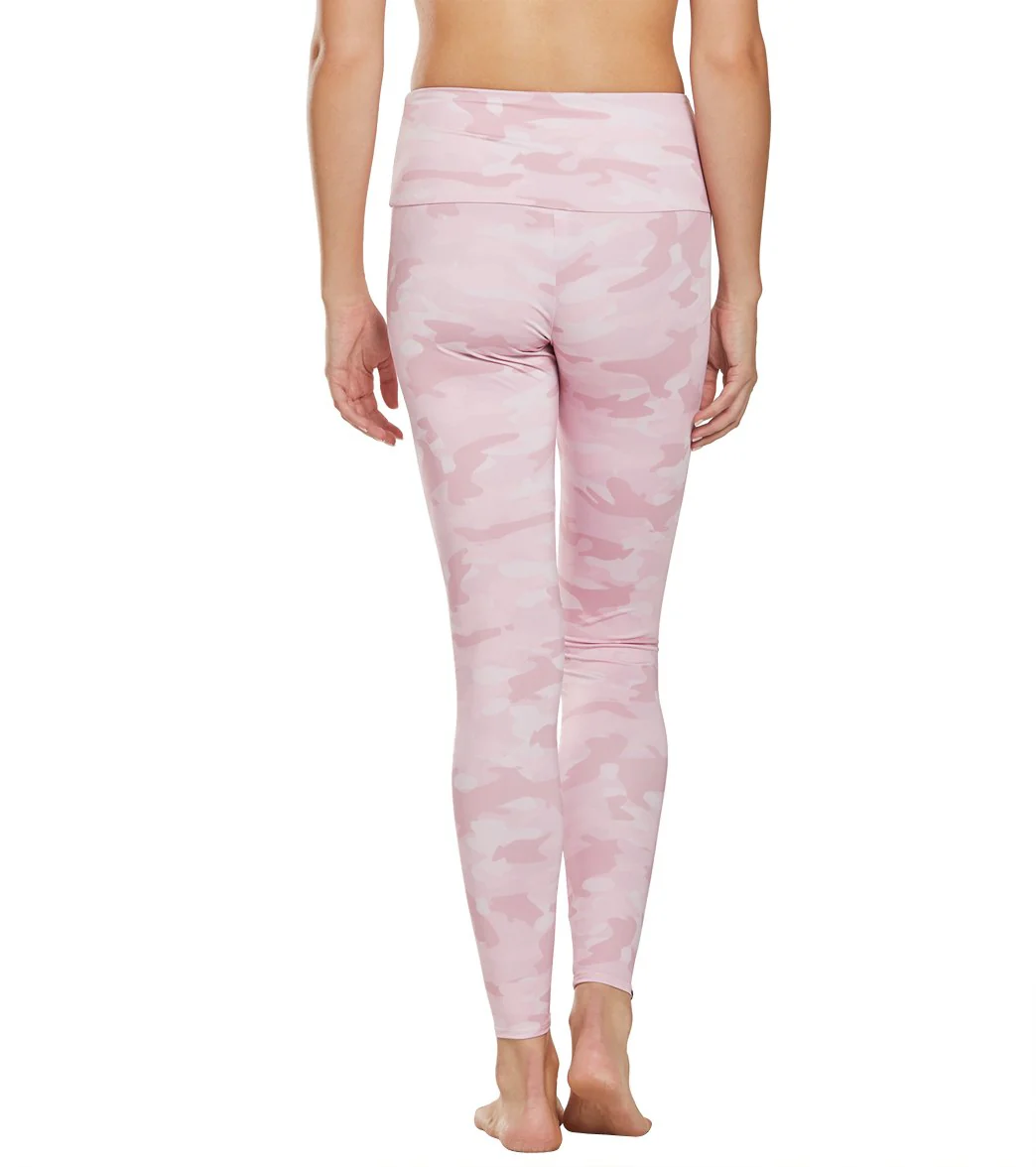 Onzie High Waisted Yoga Leggings Blush Camo