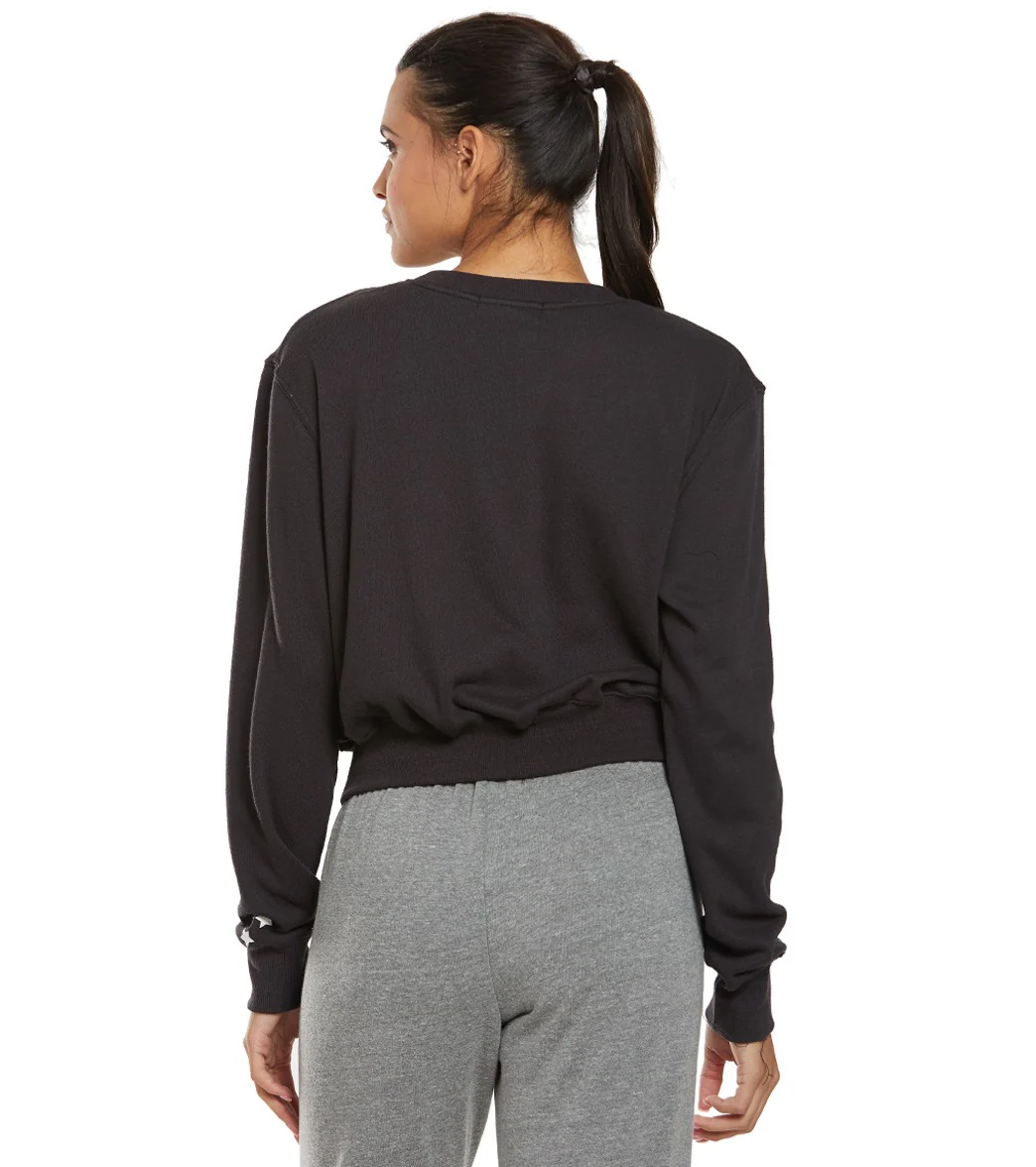 Spiritual Gangster Cosmic Crop Crew Sweatshirt