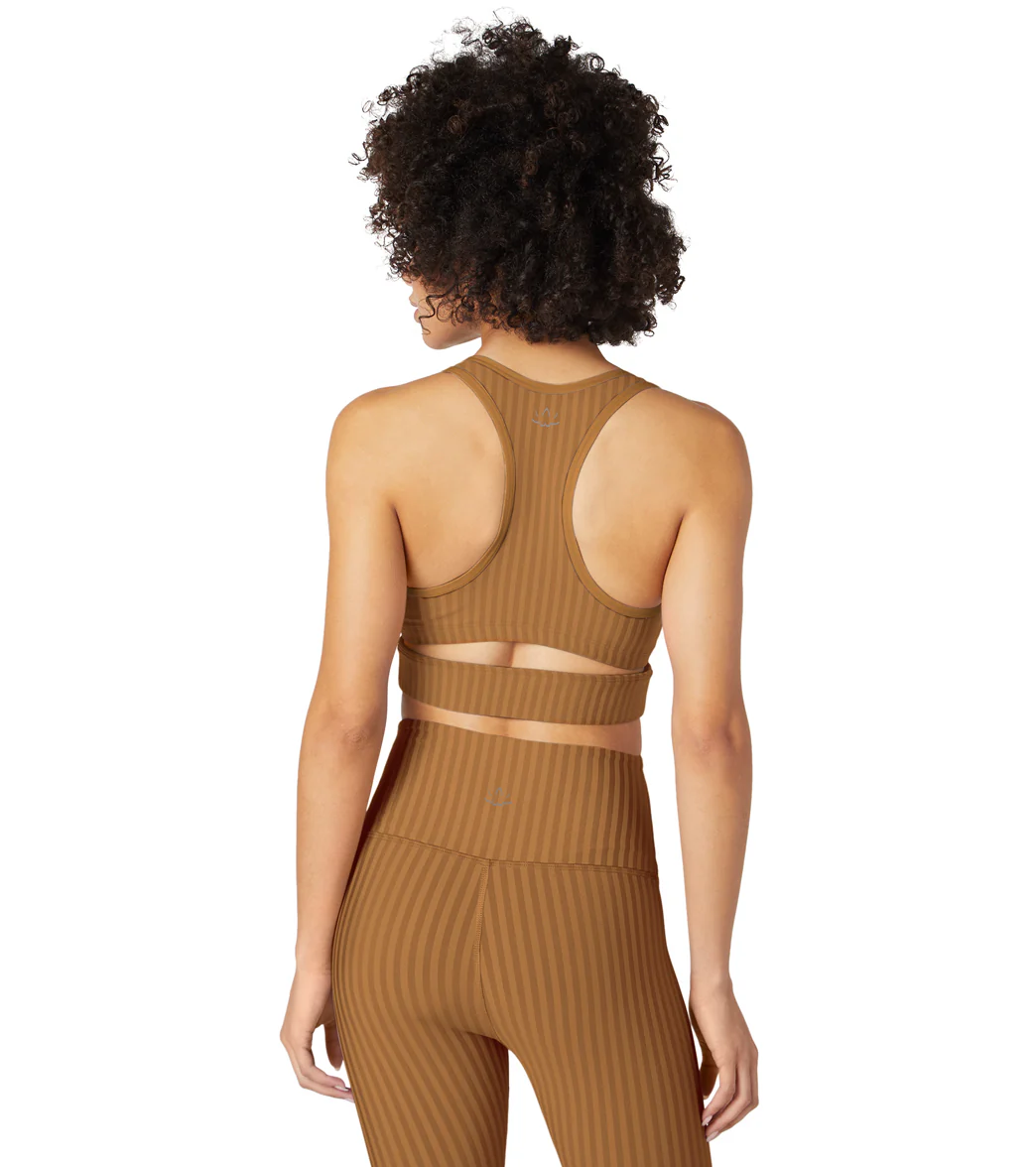 Beyond Yoga Work It Over Long Line Bra