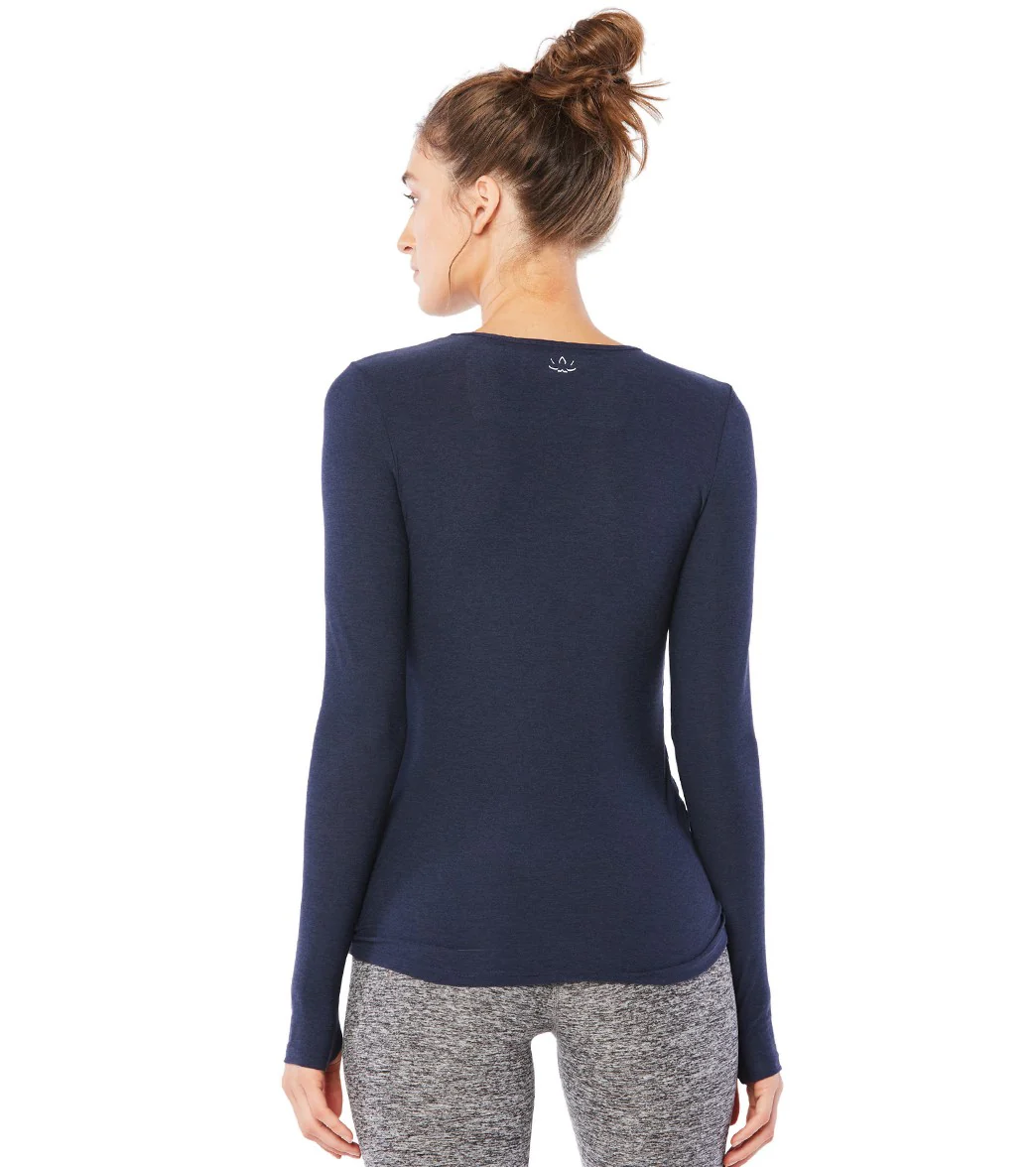Beyond Yoga Featherweight Spacedye Classic Crew Pullover