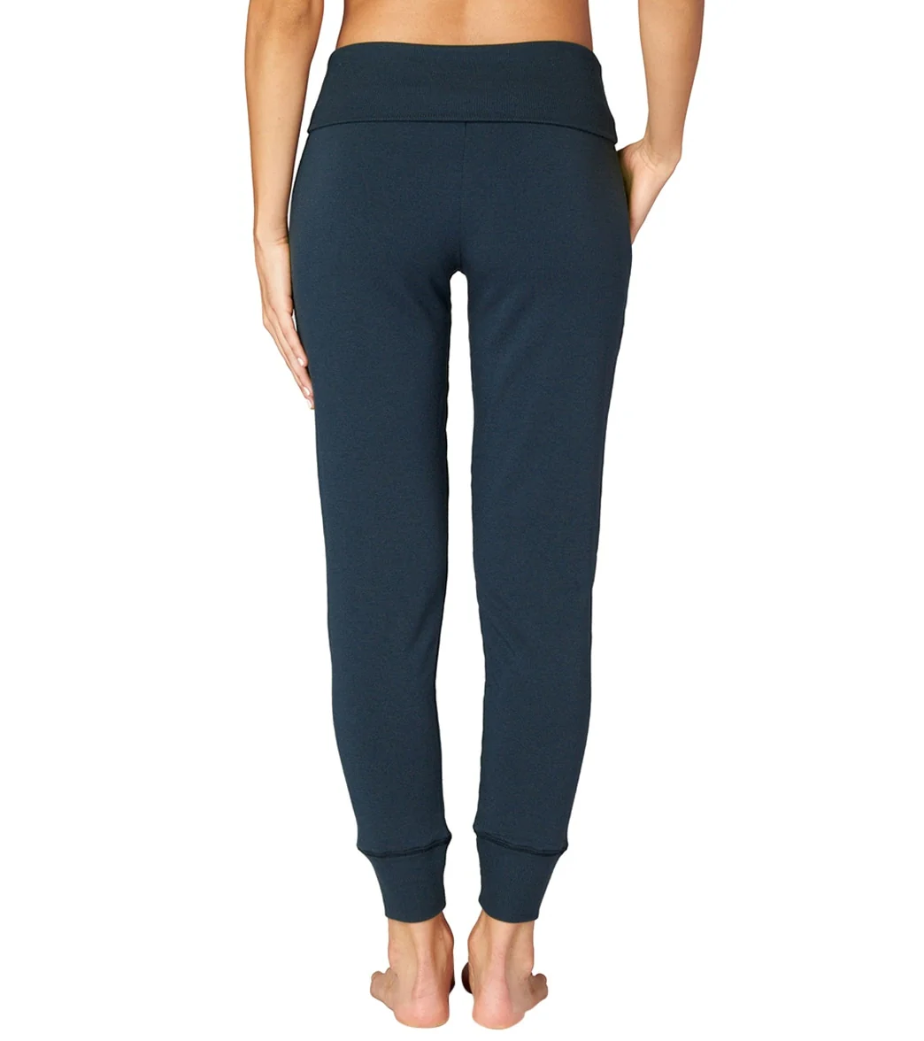 Beyond Yoga Cozy Fleece Foldover Long Sweatpant Joggers