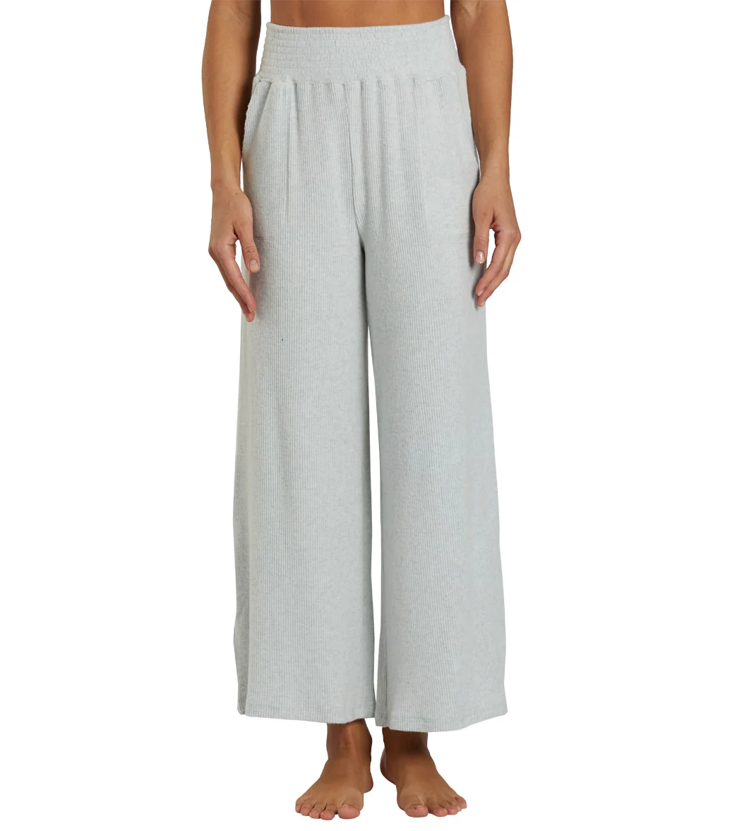 Spiritual Gangster Ballet Rib Wide Leg Pant