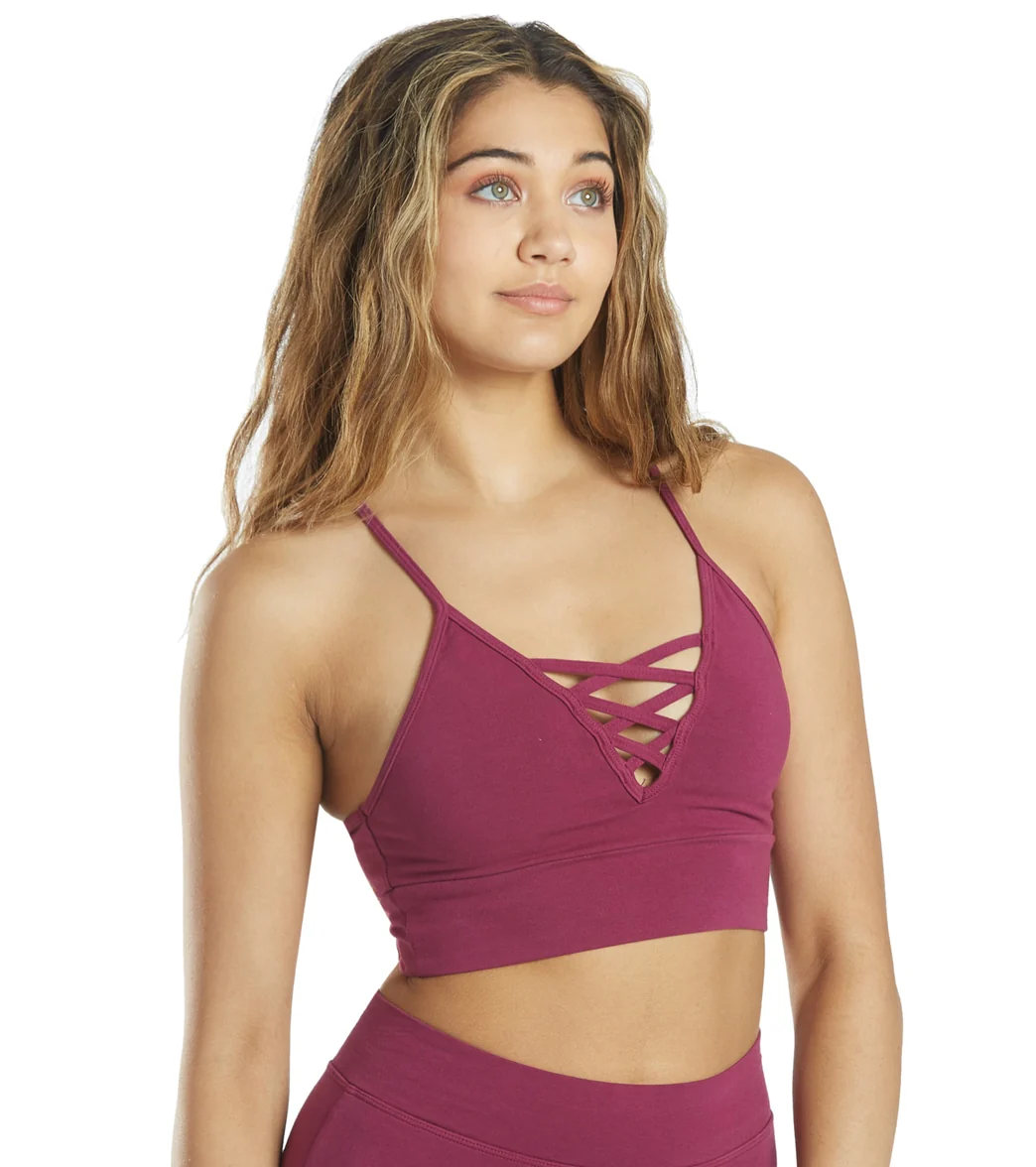 Hard Tail Lattice Yoga Bra Top