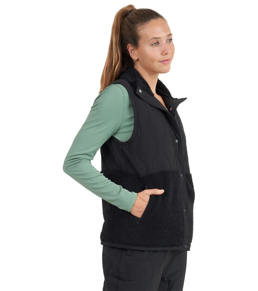 Thrive Societe Teddy Quilted Vest
