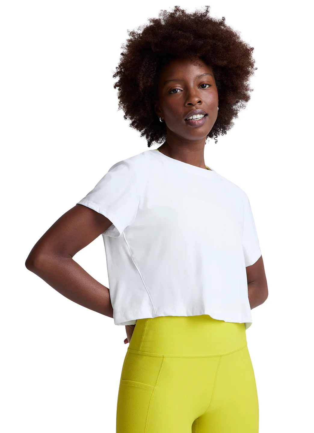 Beyond Yoga Featherweight Supreme Cropped Tee