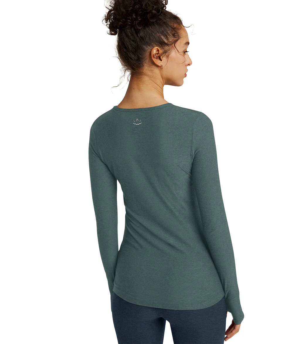 Beyond Yoga Featherweight Spacedye Classic Crew Pullover