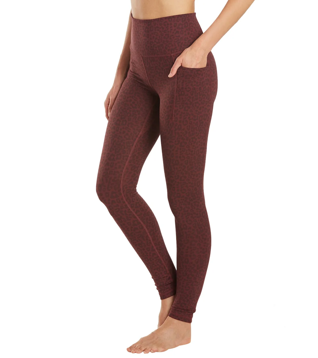 Everyday Yoga Uphold Cheetah High Waisted Leggings With Pockets 28