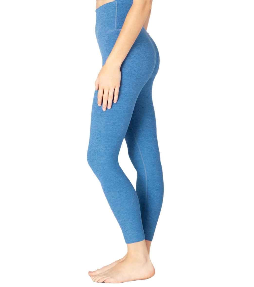 Beyond Yoga Spacedye High Waisted Caught In The Midi 7/8 Yoga Leggings Victory Blue/Blue Suede