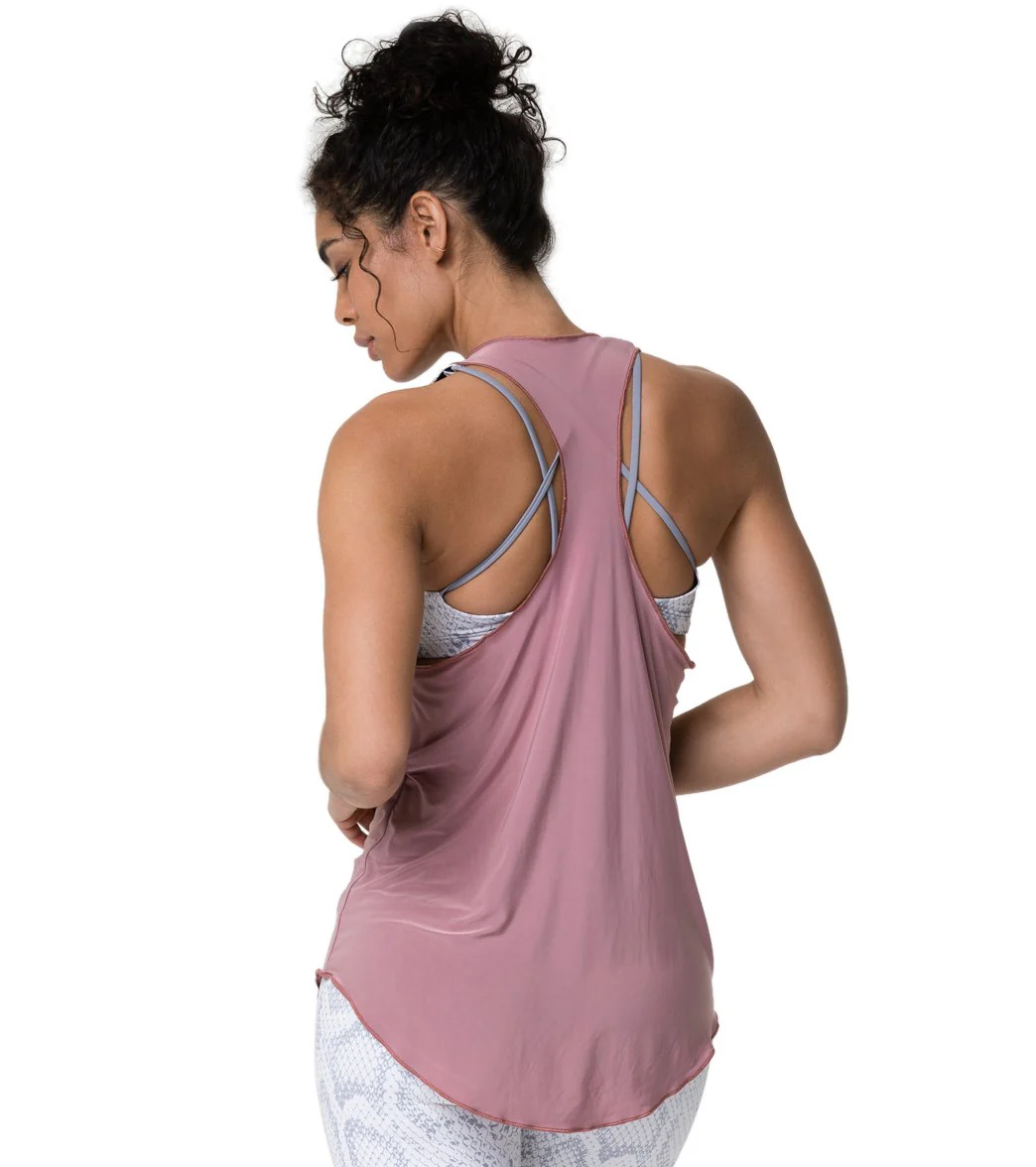 Onzie Lightweight Glossy Flow Yoga Tank Top