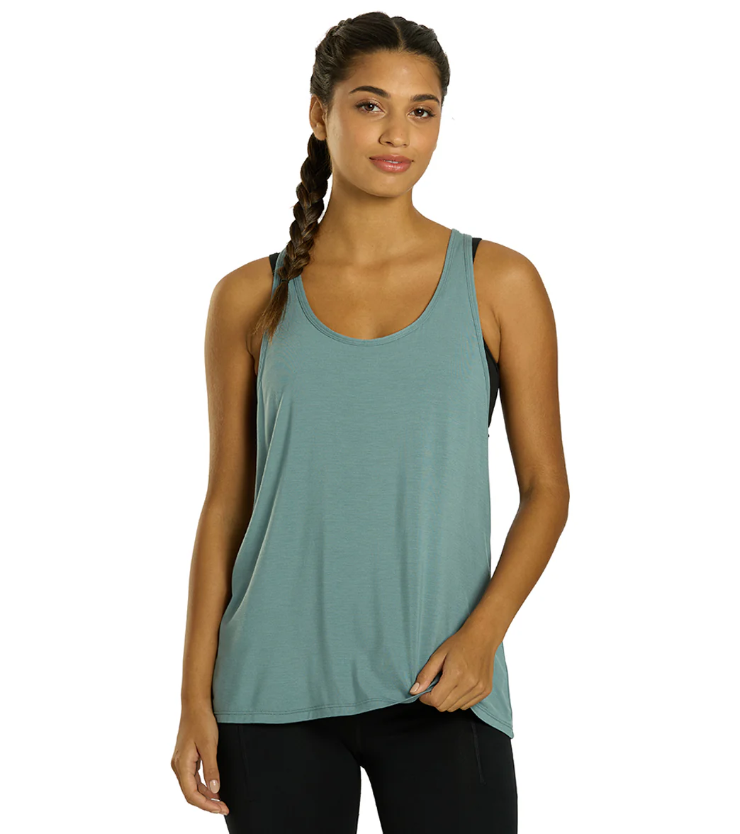 Everyday Yoga Motion Solid Racer Back Layering Tank