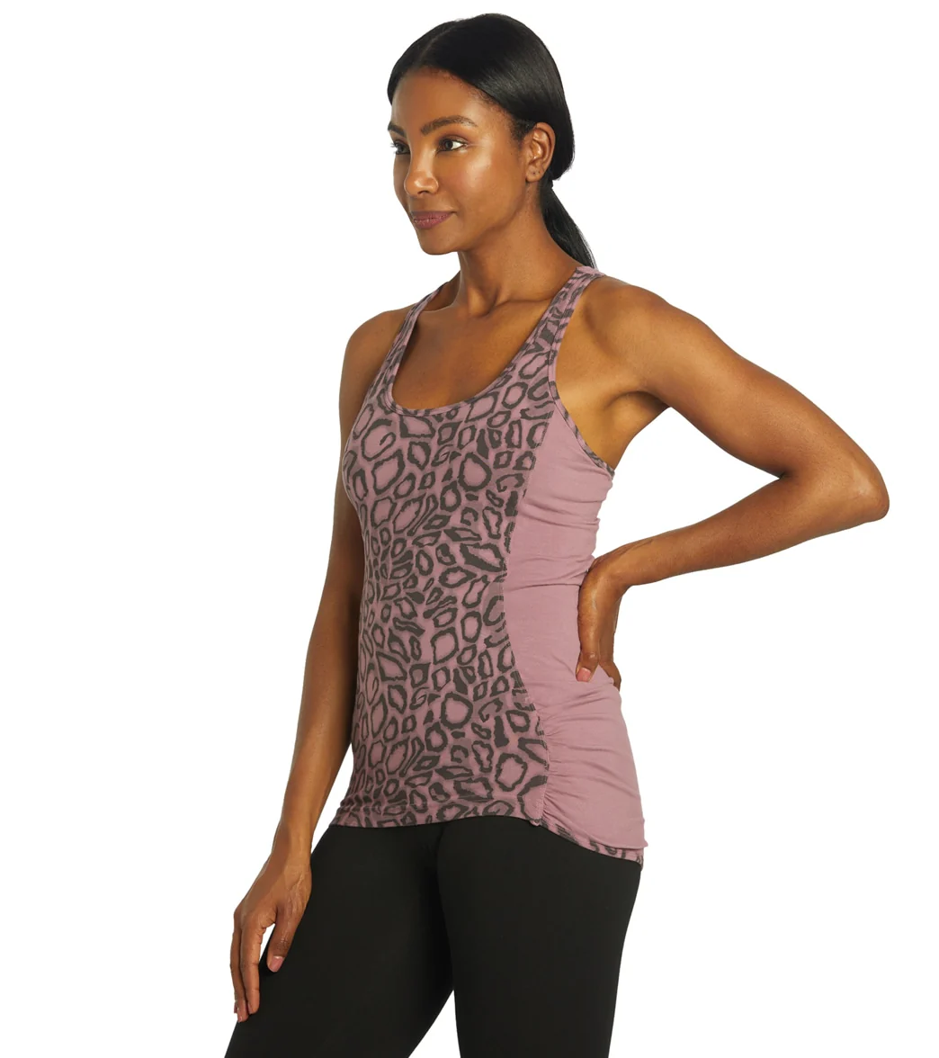 Hard Tail Hip Shirred Butterfly Tank