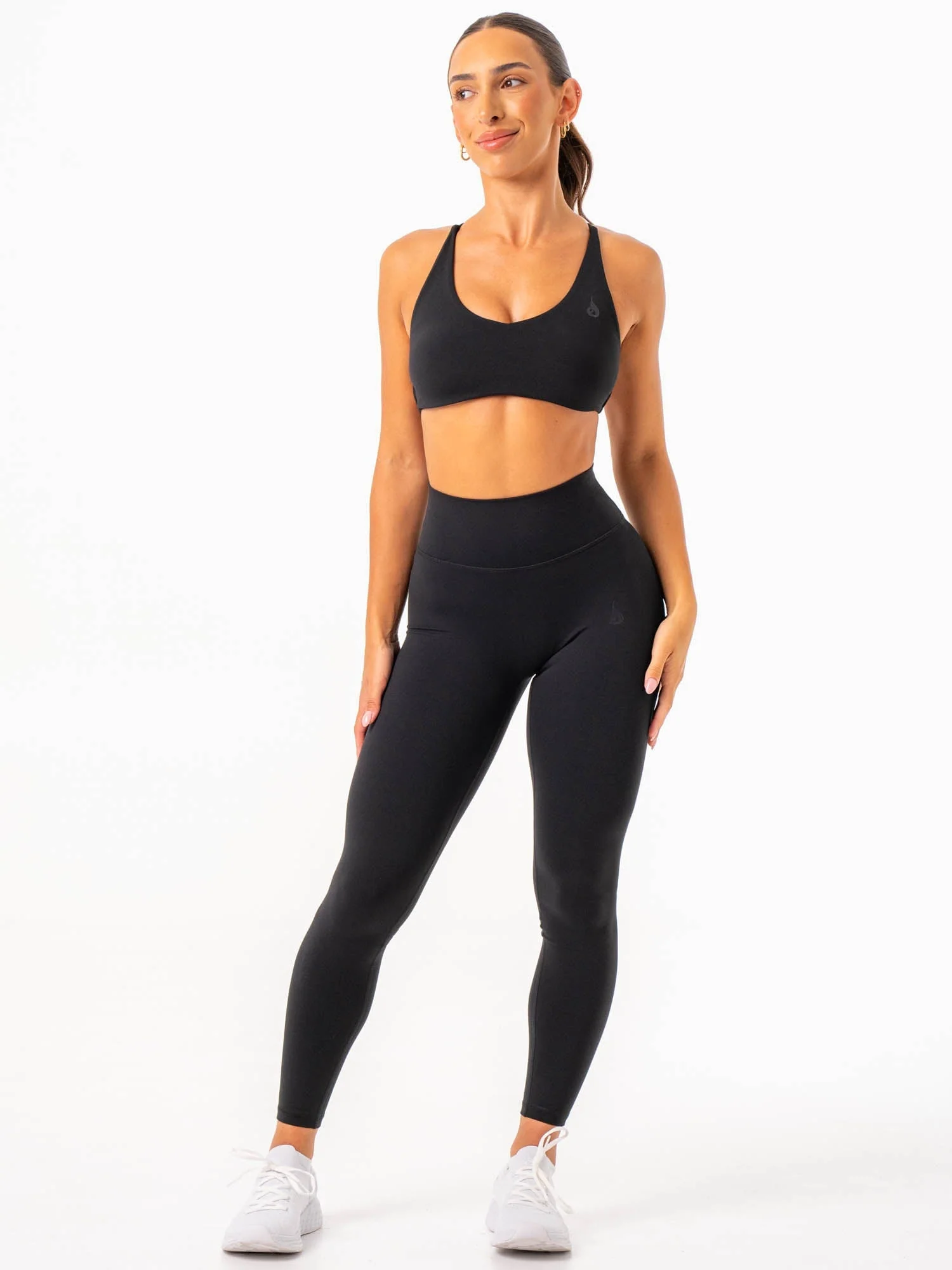 NKD High Waisted Scrunch Leggings - Black