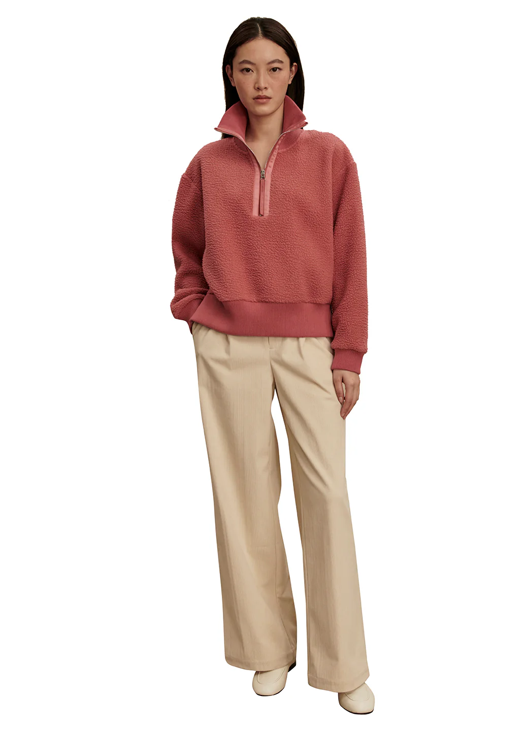 Varley Roselle Half Zip Fleece Pullover