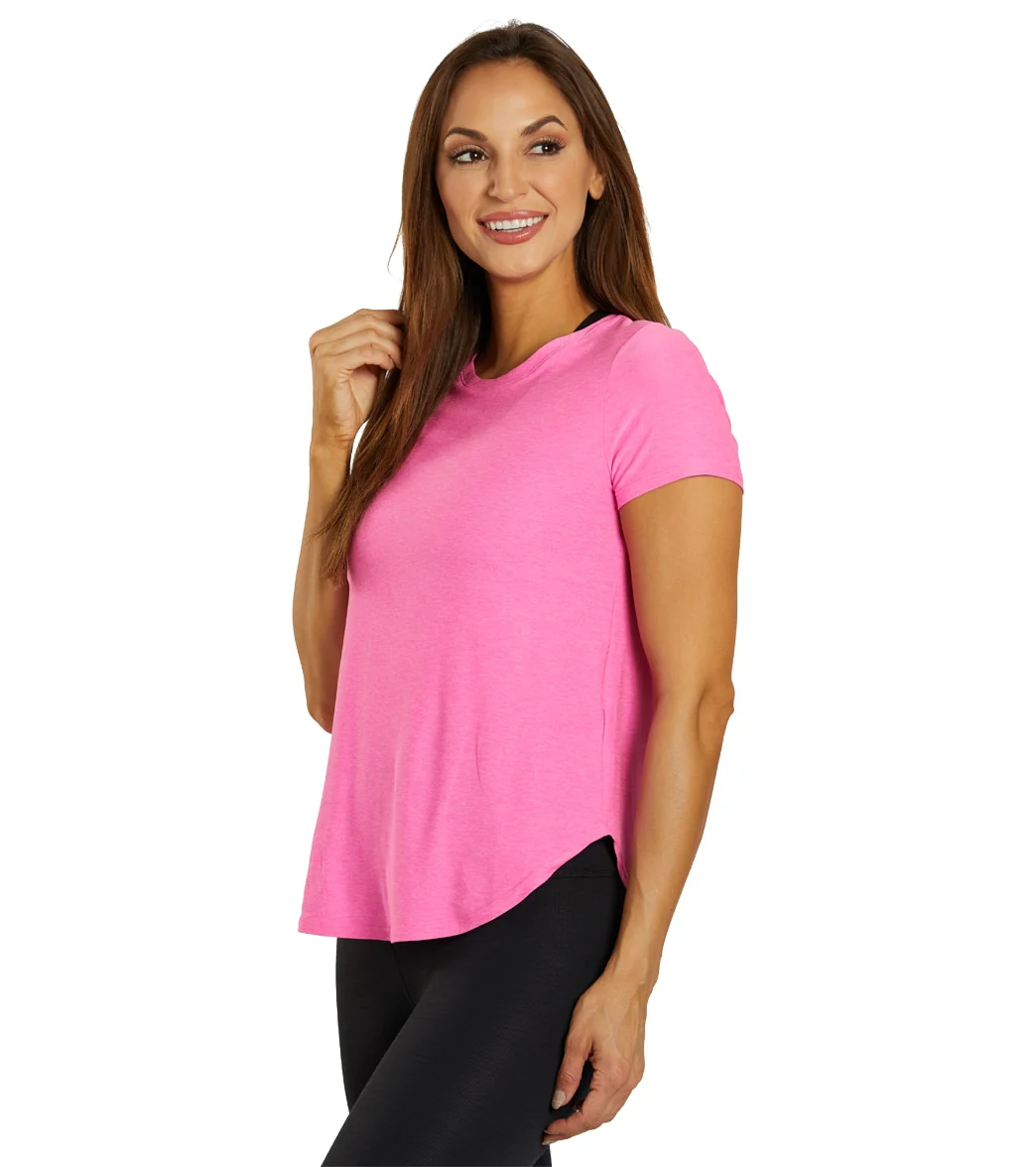 Beyond Yoga Featherweight Spacedye On the Down Low Yoga Tee