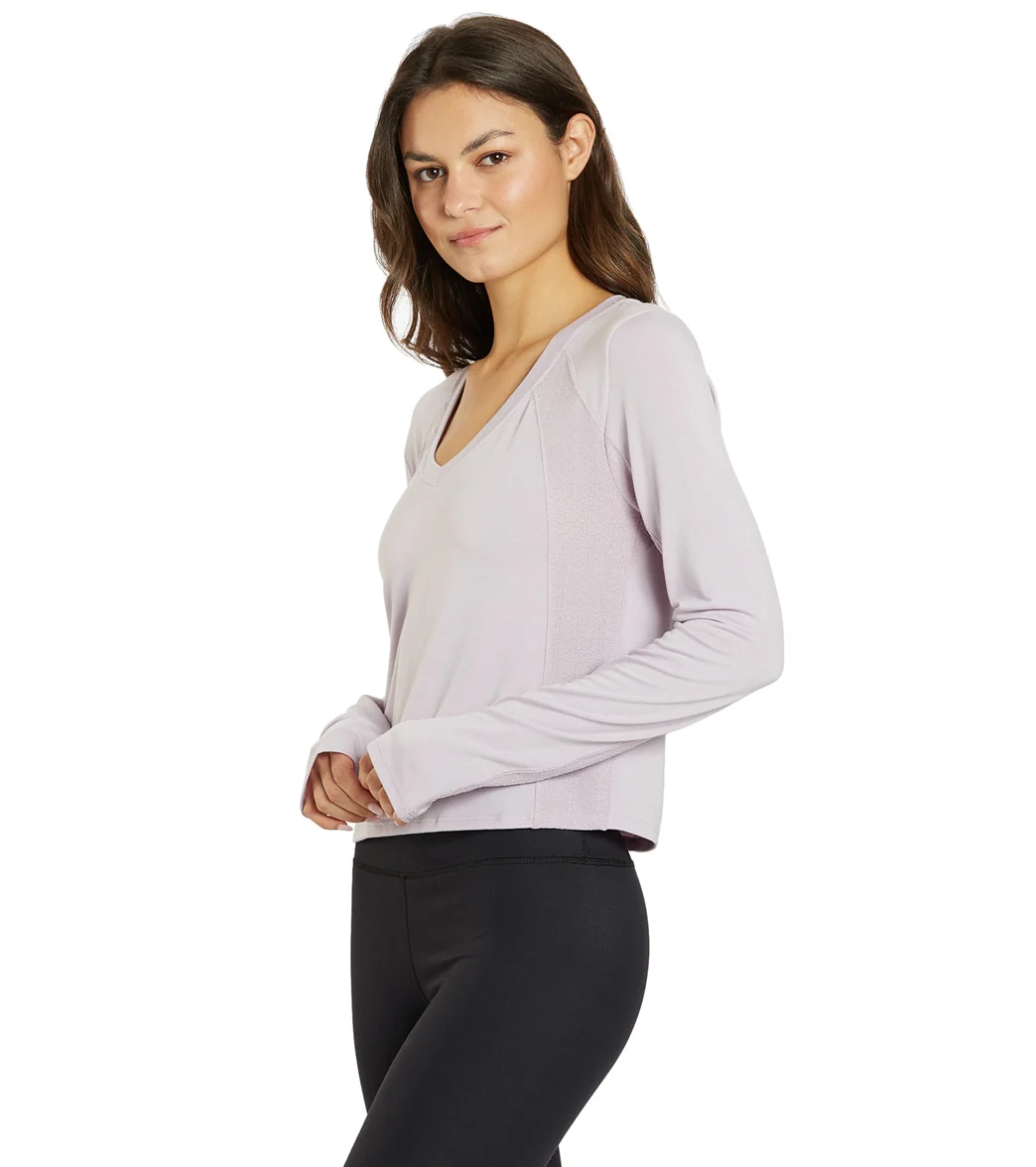 Thrive Societe Textured Inset Tee