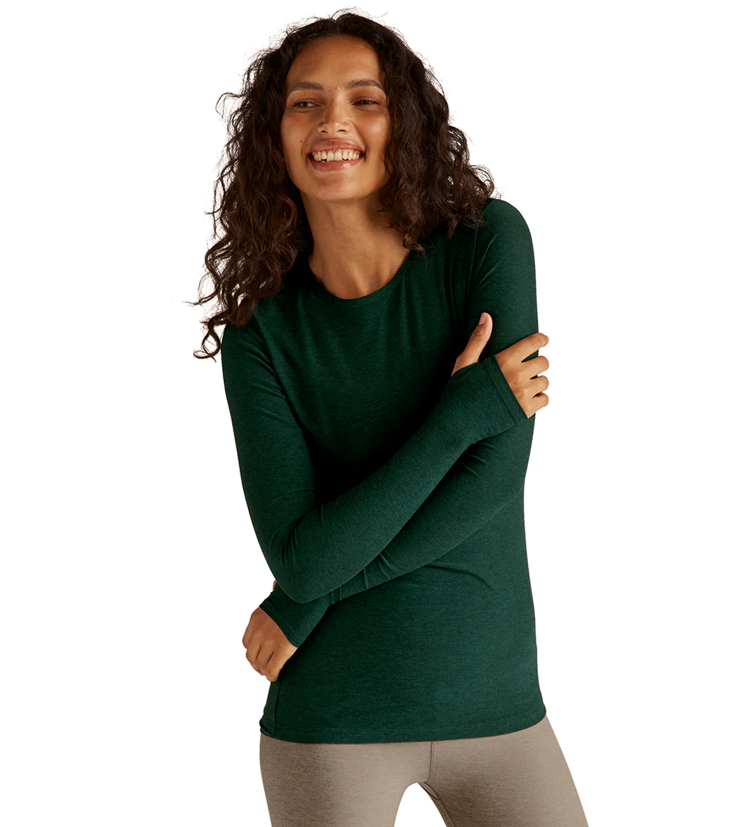 Beyond Yoga Featherweight Spacedye Classic Crew Pullover