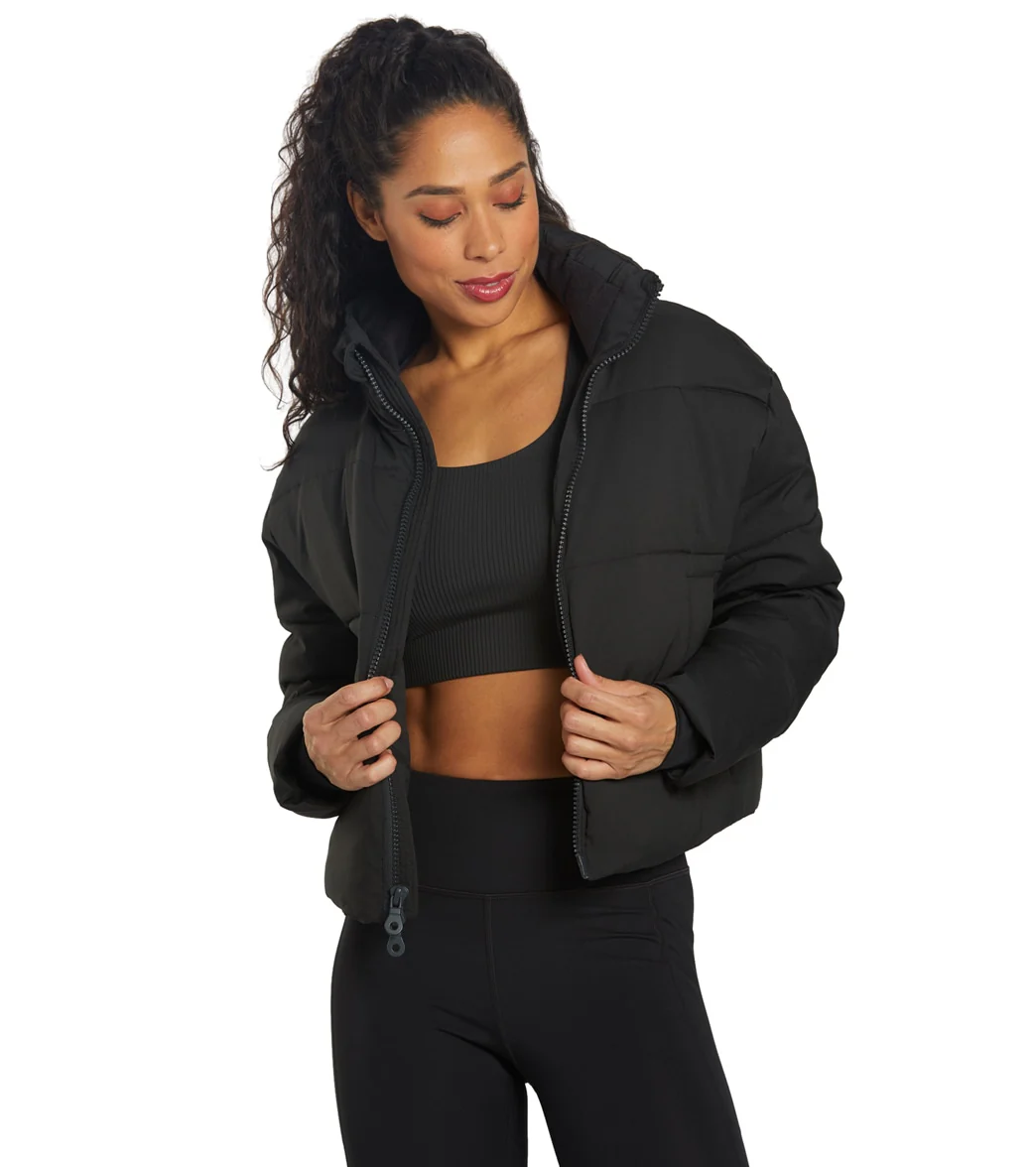 Girlfriend Collective Cropped Puffer Jacket