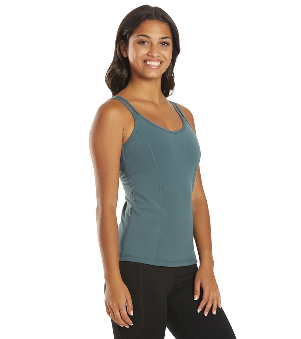 Everyday Yoga Radiant Solid Strappy Back Support Tank