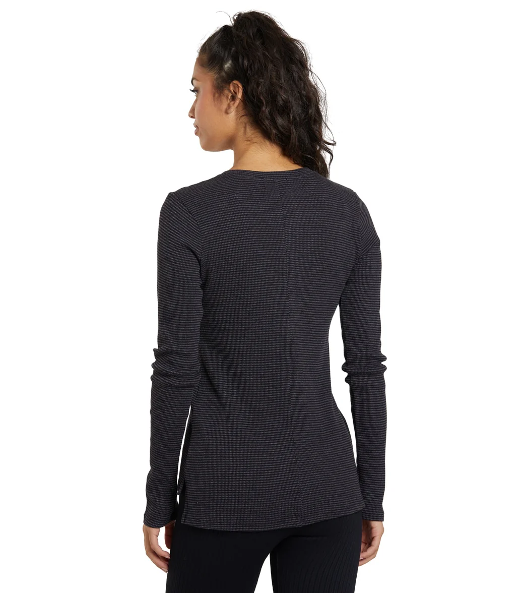 NUX Henley Long Sleeve