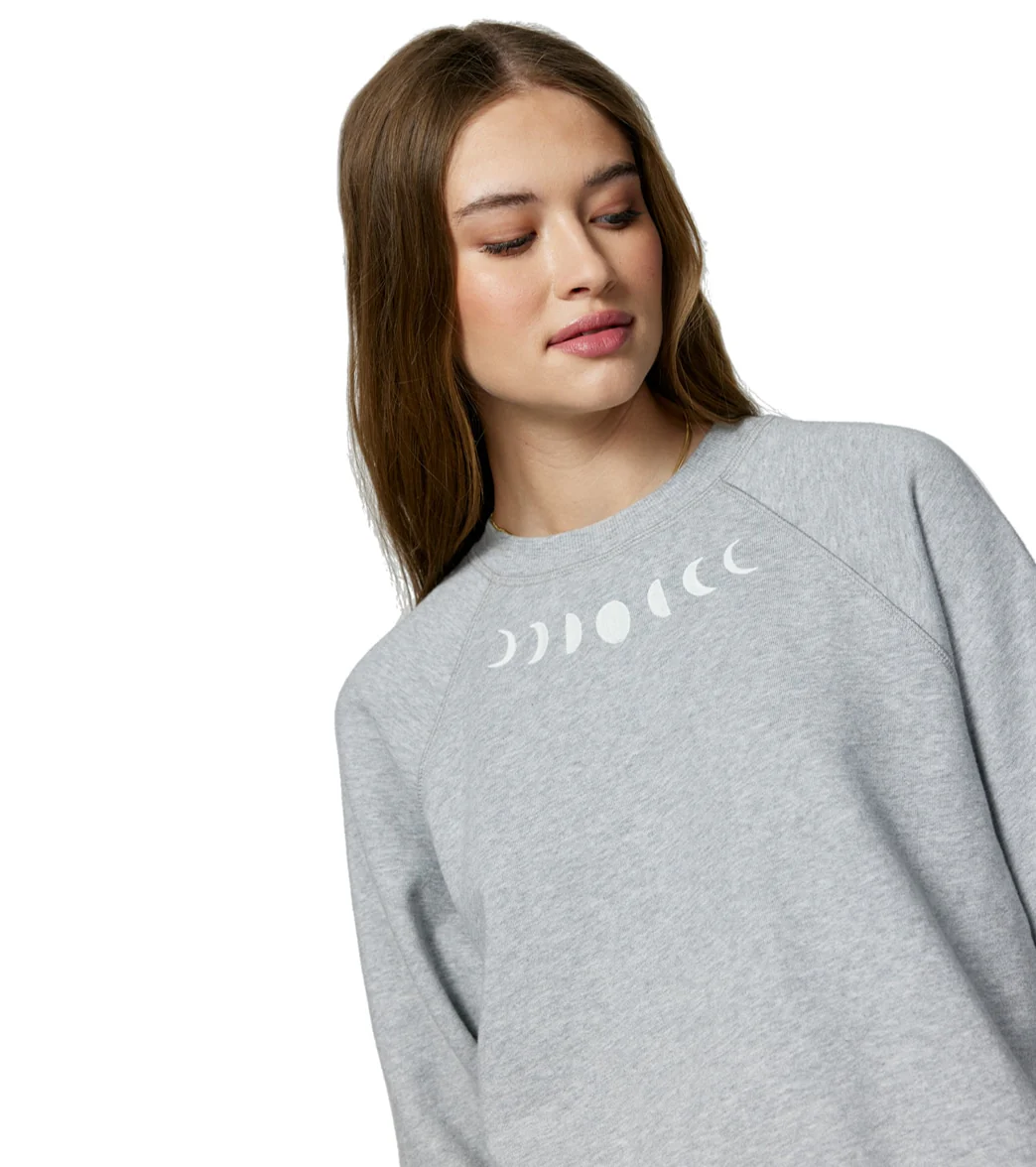 Spiritual Gangster Moon Phase Bridget Raglan Pullover