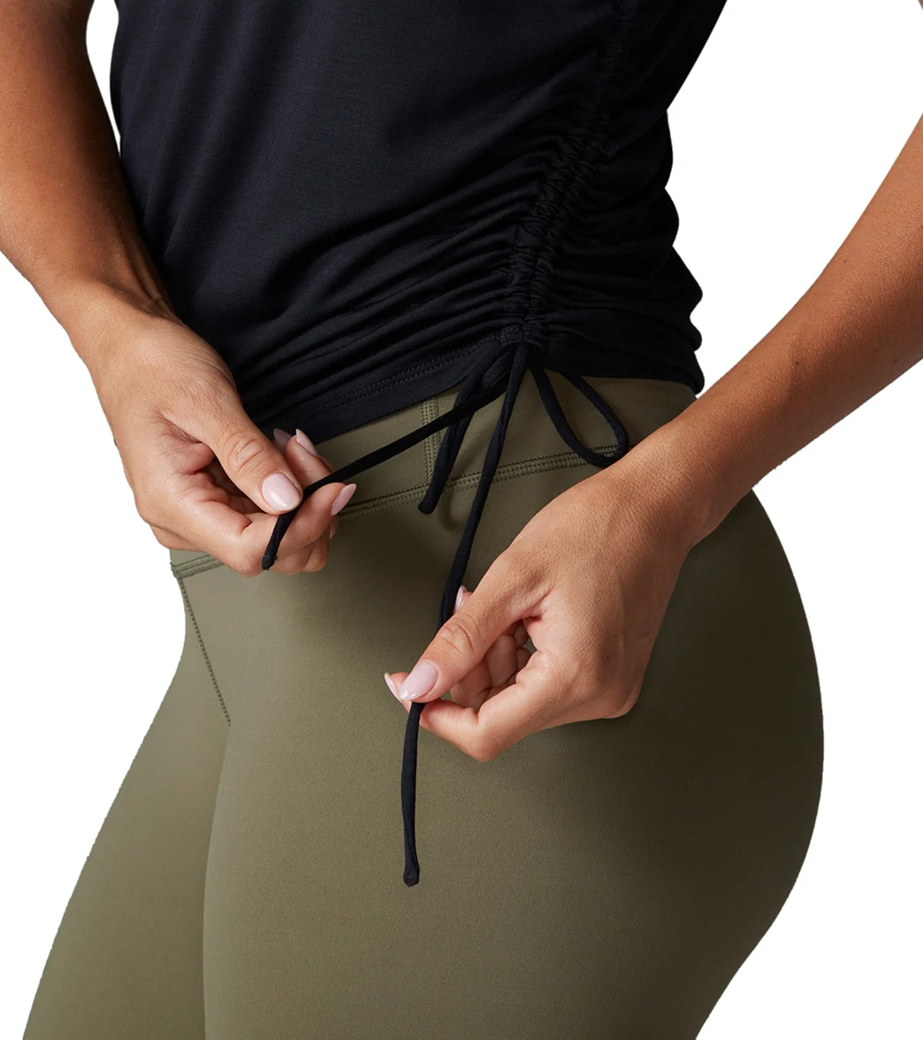 Tavi Crop Side Tie Tank