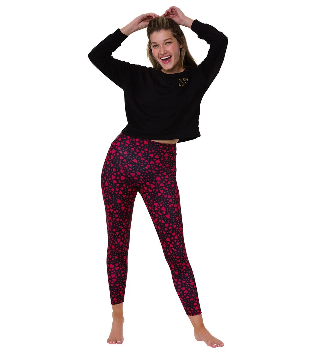 Onzie High Waisted Basic 7/8 Yoga Leggings Swoon
