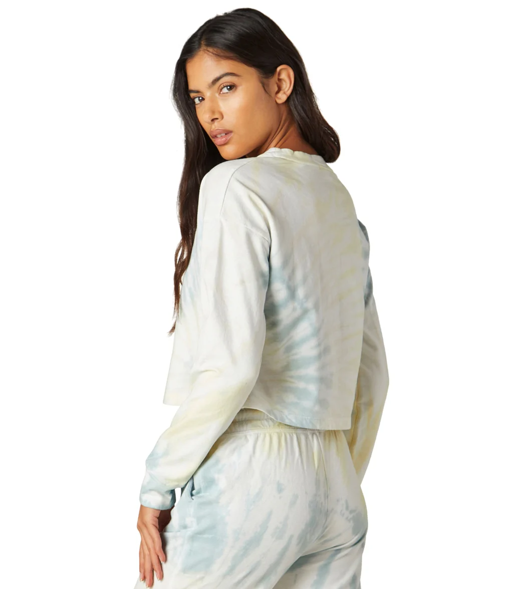 Beyond Yoga Weekend Boxy Cropped Pullover