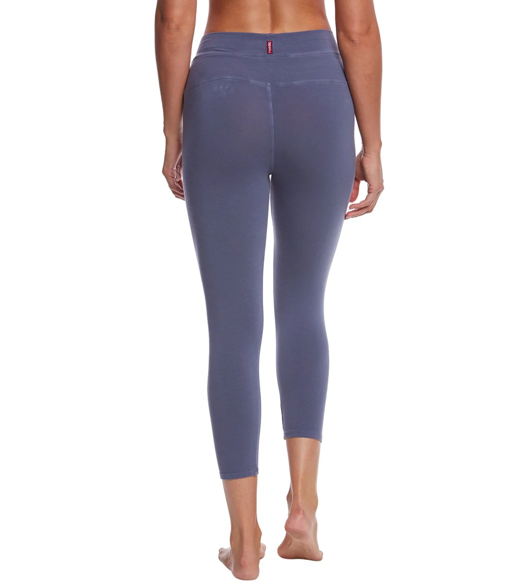Hard Tail High Rise Cotton Yoga Capris