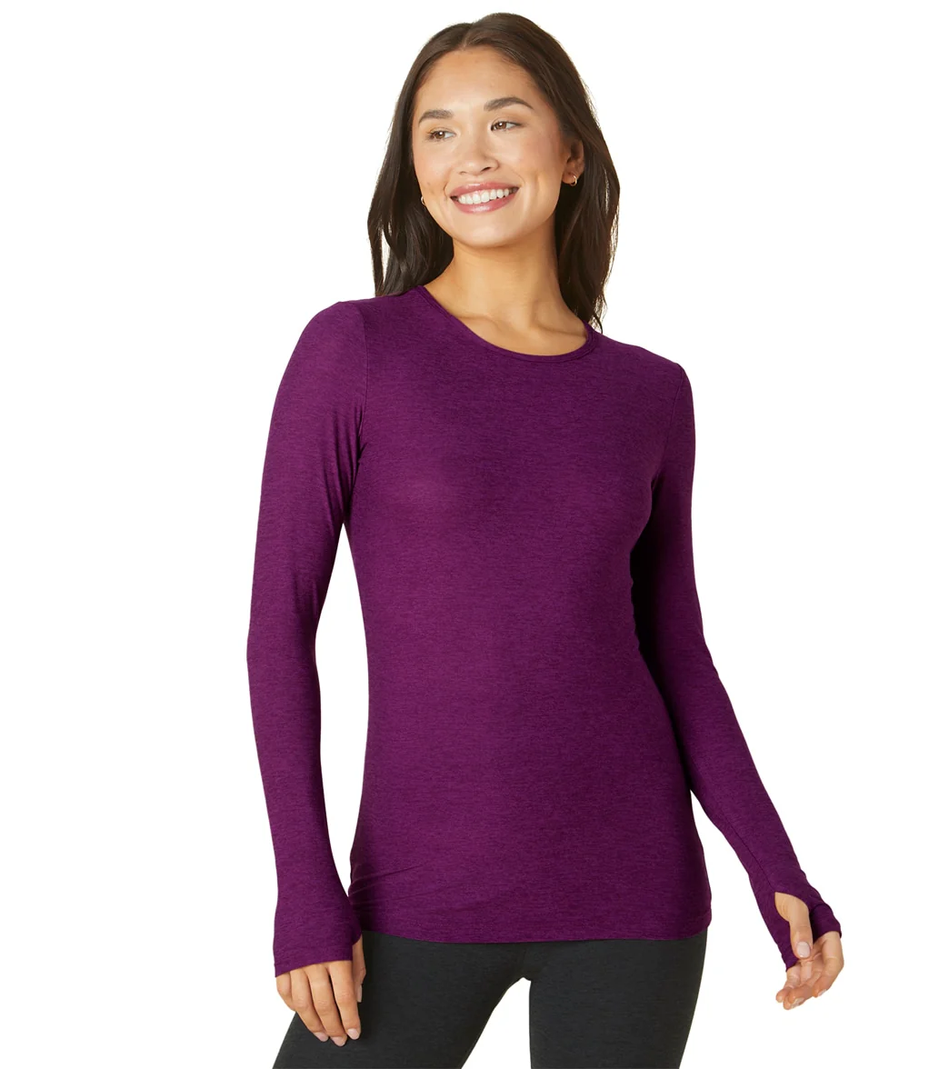 Beyond Yoga Featherweight Spacedye Classic Crew Pullover