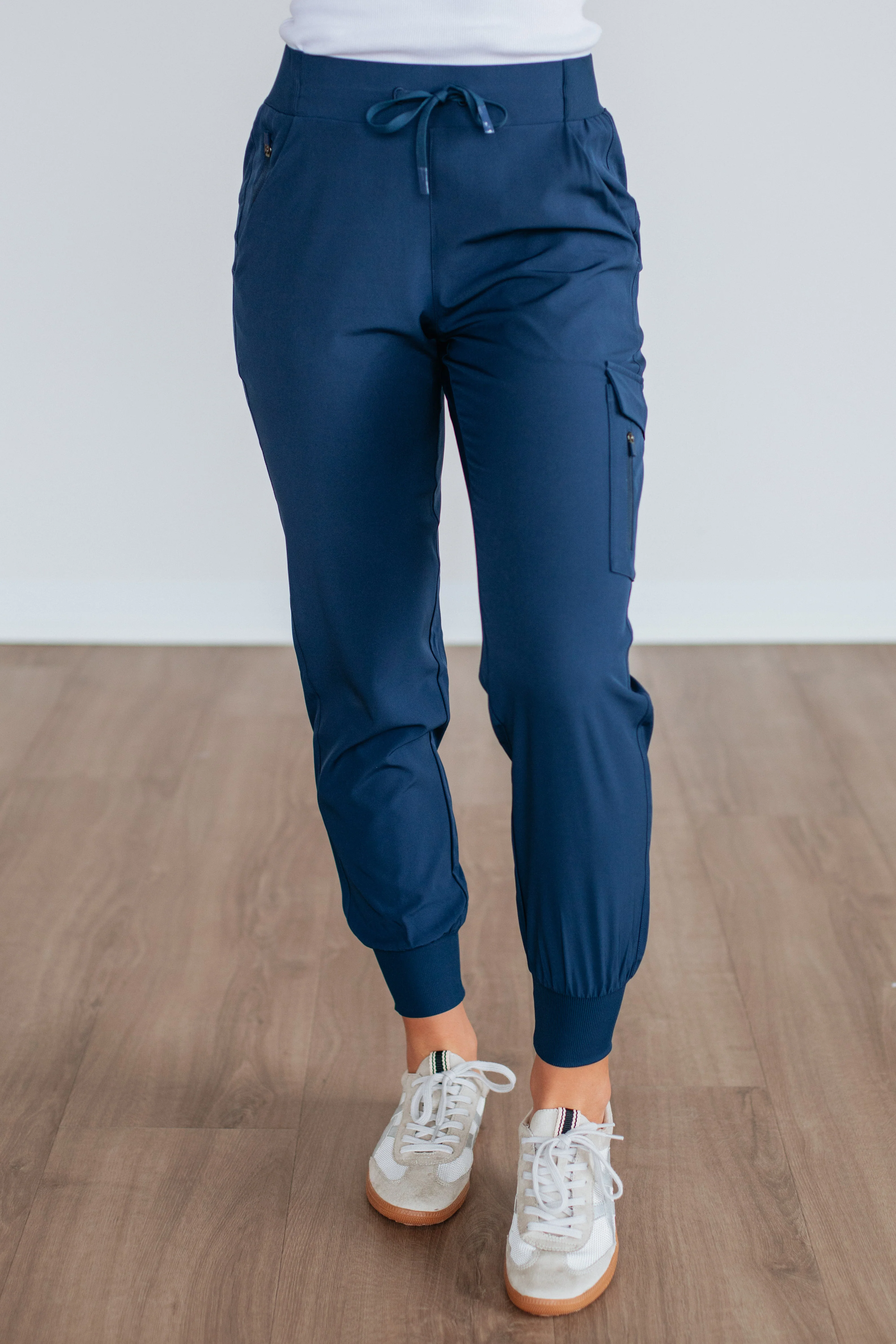 Malena Active Joggers - Navy