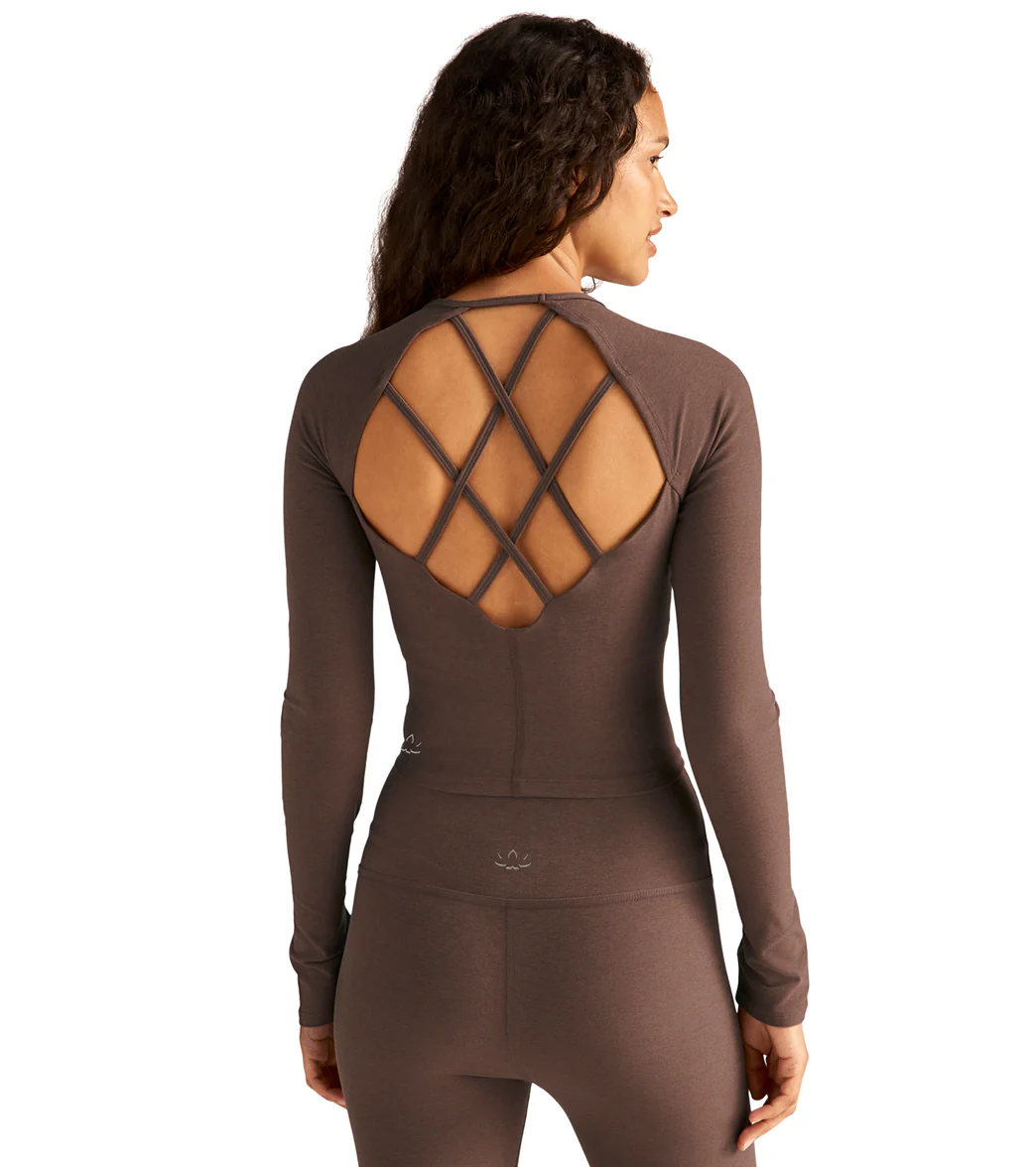 Beyond Yoga Spacedye Enlighten Cropped Pullover