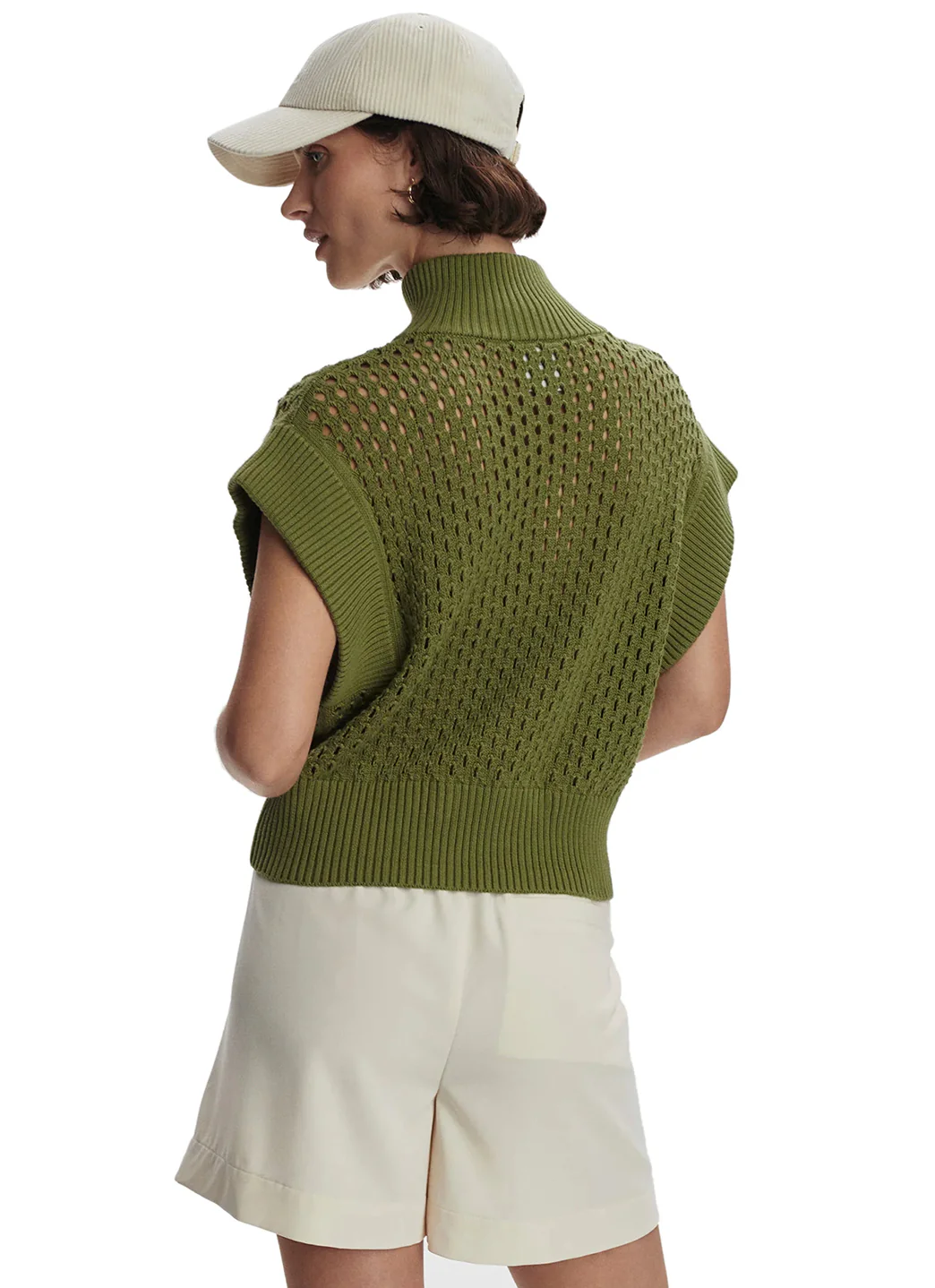 Varley Gaines Half Zip Knit Top