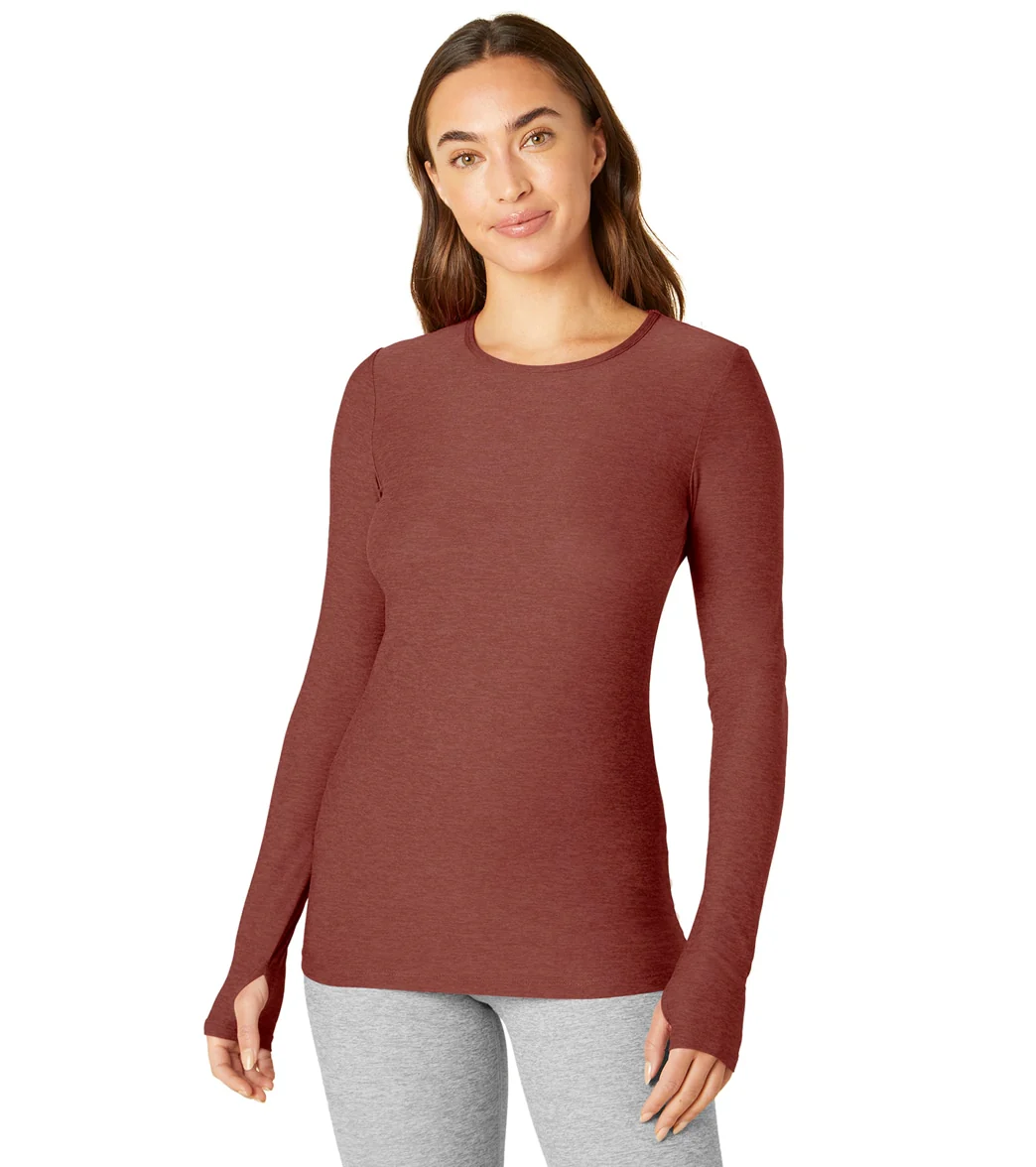 Beyond Yoga Featherweight Spacedye Classic Crew Pullover