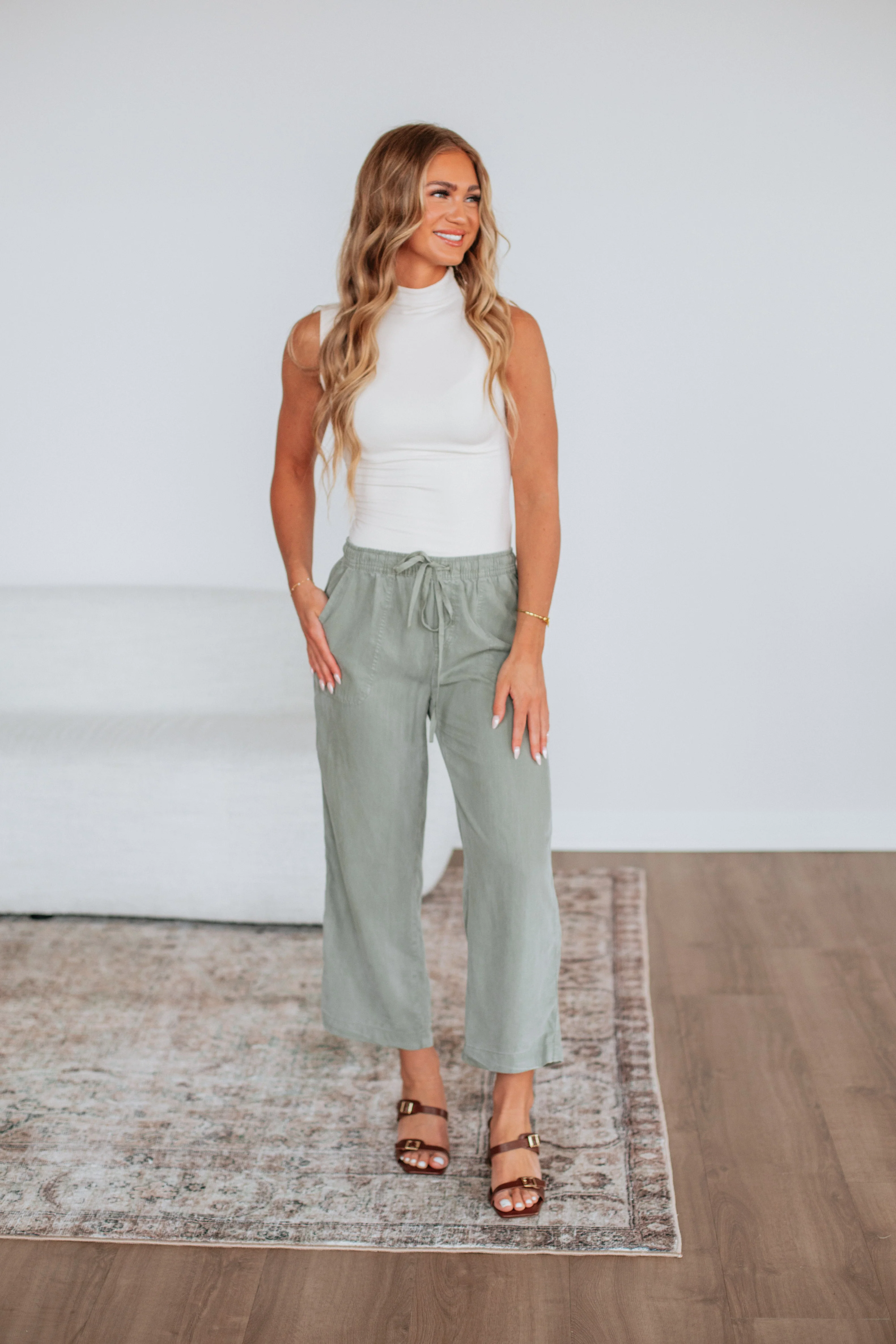 Duncan Casual Pants - Artichoke