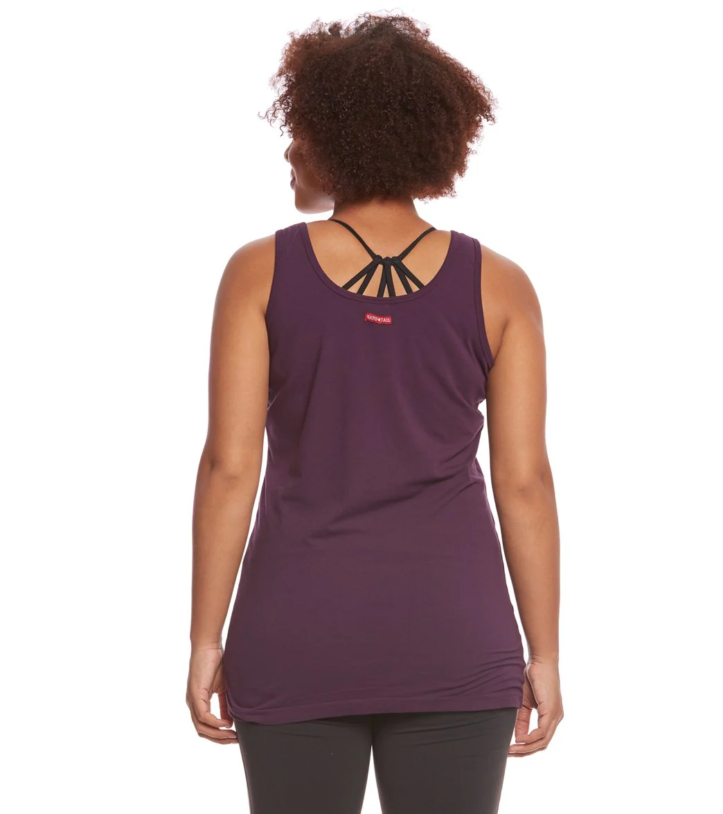 Hard Tail Plus Size Long Skinny Yoga Tank Top