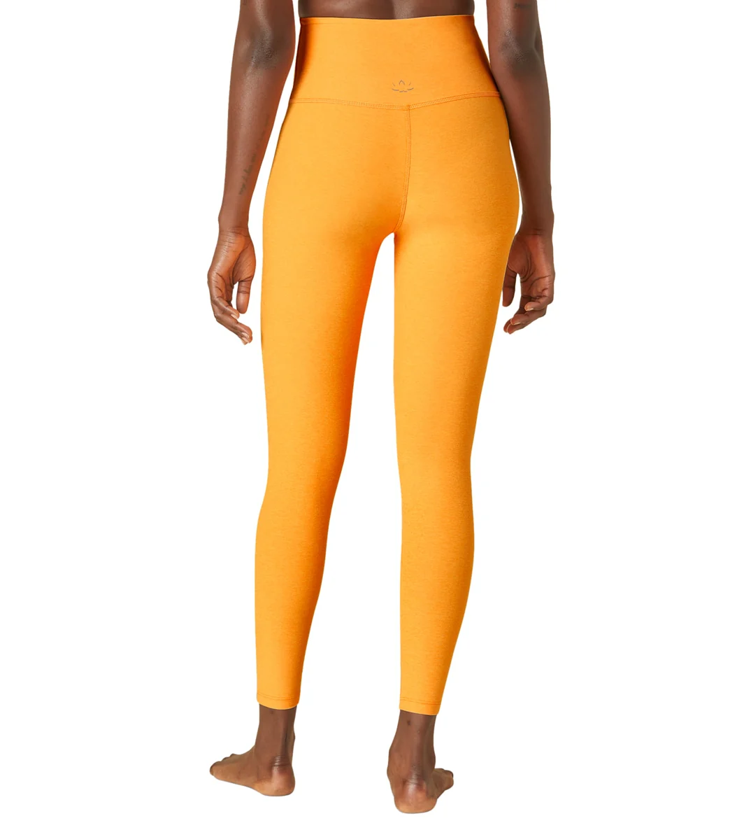 Beyond Yoga Spacedye High Waisted Caught In The Midi 7/8 Yoga Leggings Mango Pop Heather
