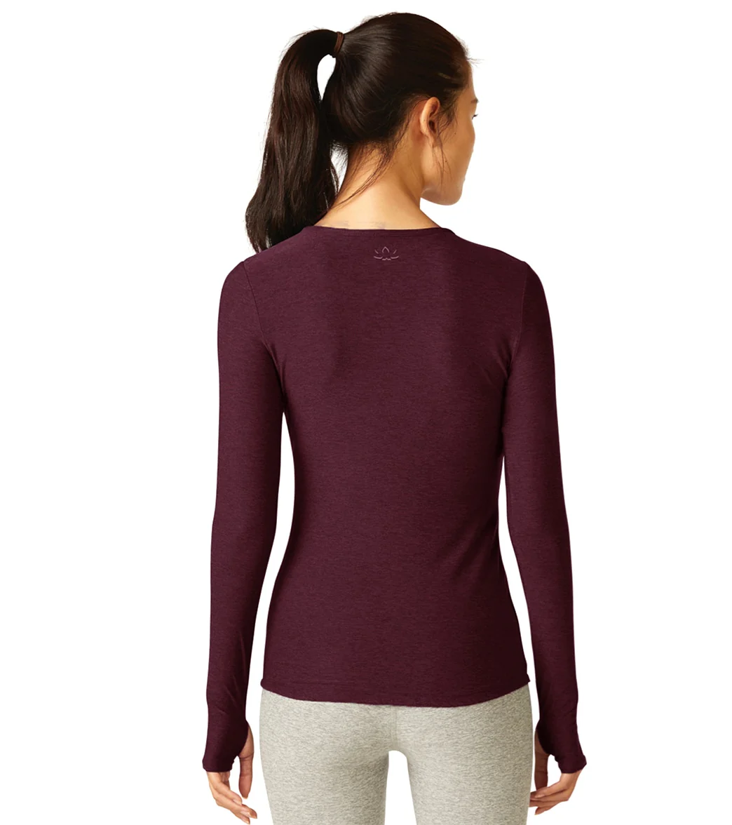 Beyond Yoga Featherweight Spacedye Classic Crew Pullover