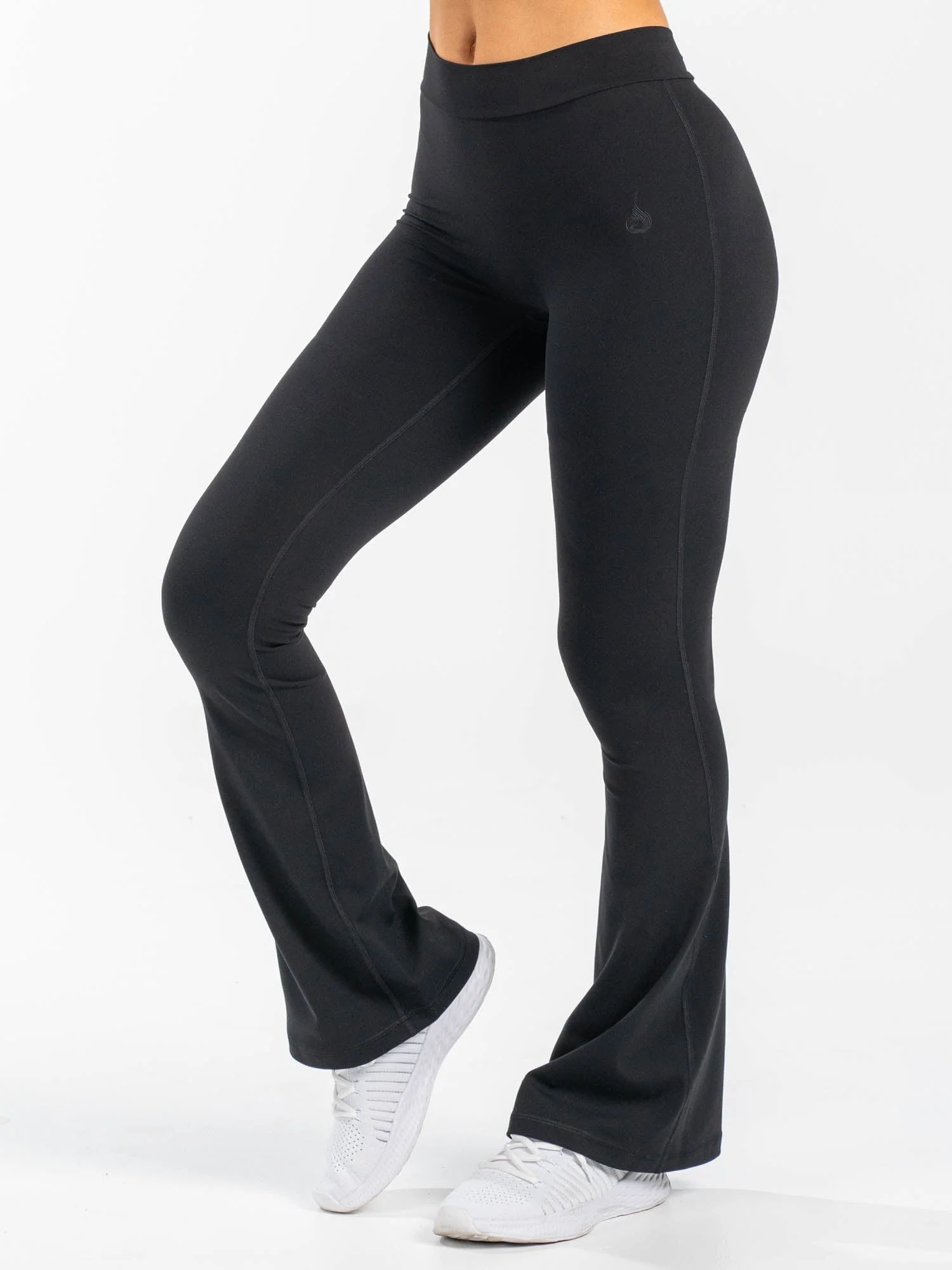 NKD V Scrunch Flared Leggings - Black