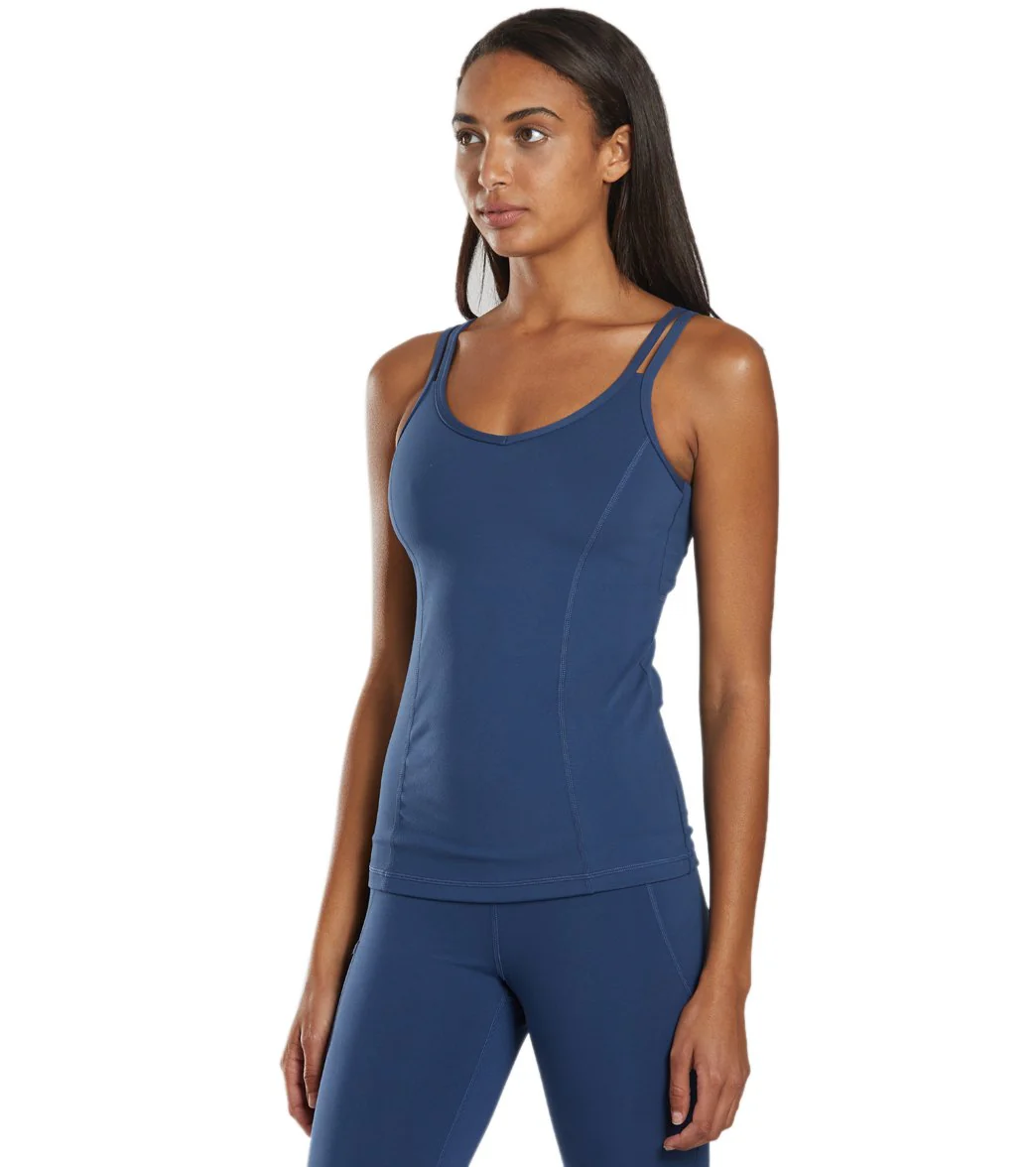Everyday Yoga Radiant Solid Strappy Back Support Tank