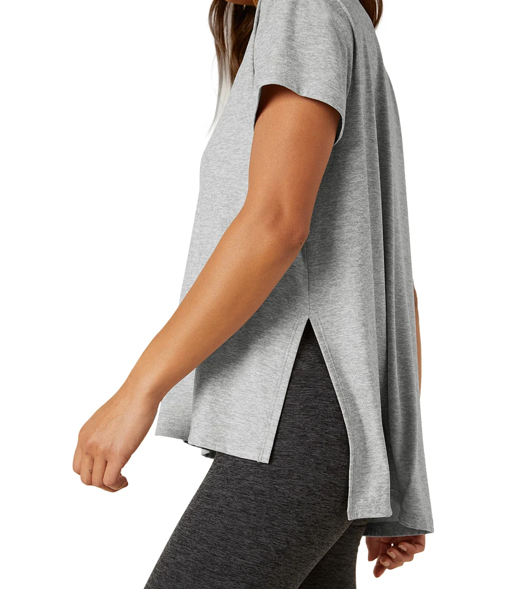 Beyond Yoga Split Up Long Tee