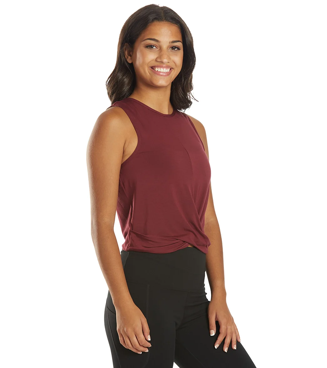 Everyday Yoga Twisted Layering Crop Tank