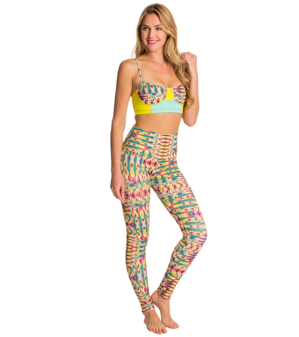 Onzie High Waisted Yoga Leggings Tutti Fruitti